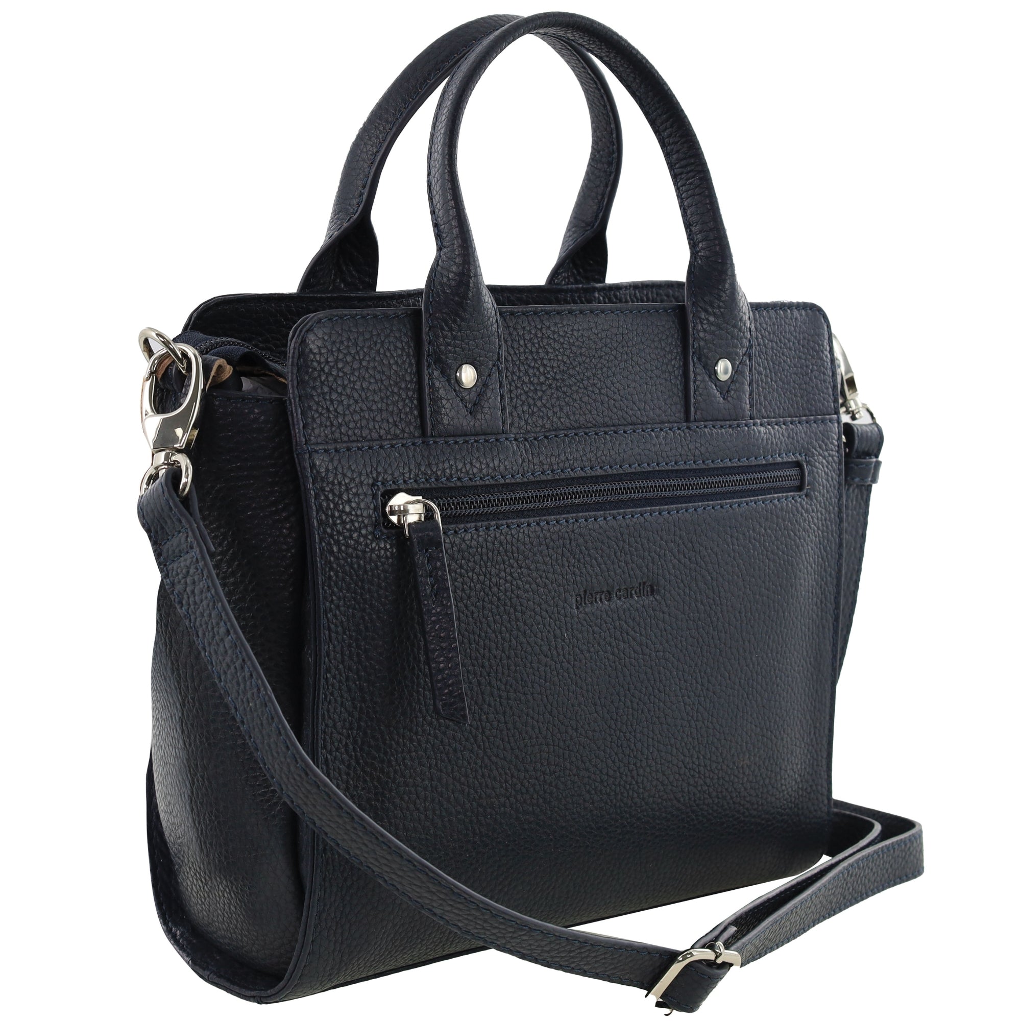 Pierre Cardin Ladies Leather Mini Tote Crossbody Bag