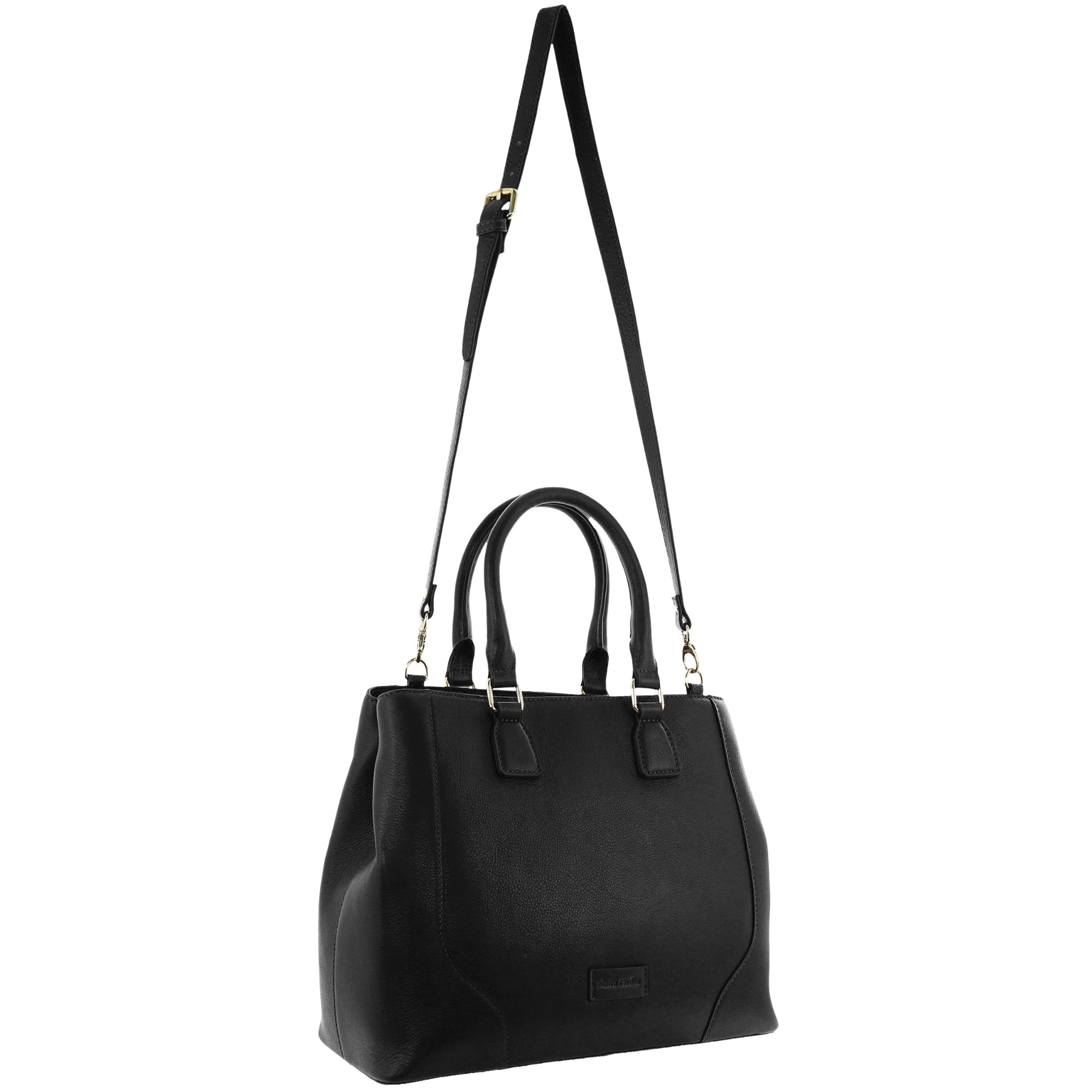 Pierre Cardin Ladies Leather Tote with Detachable Strap