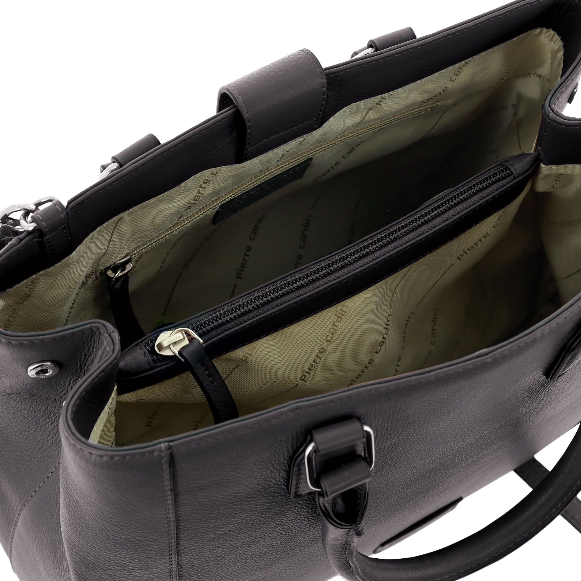 Pierre Cardin Ladies Leather Tote with Detachable Strap