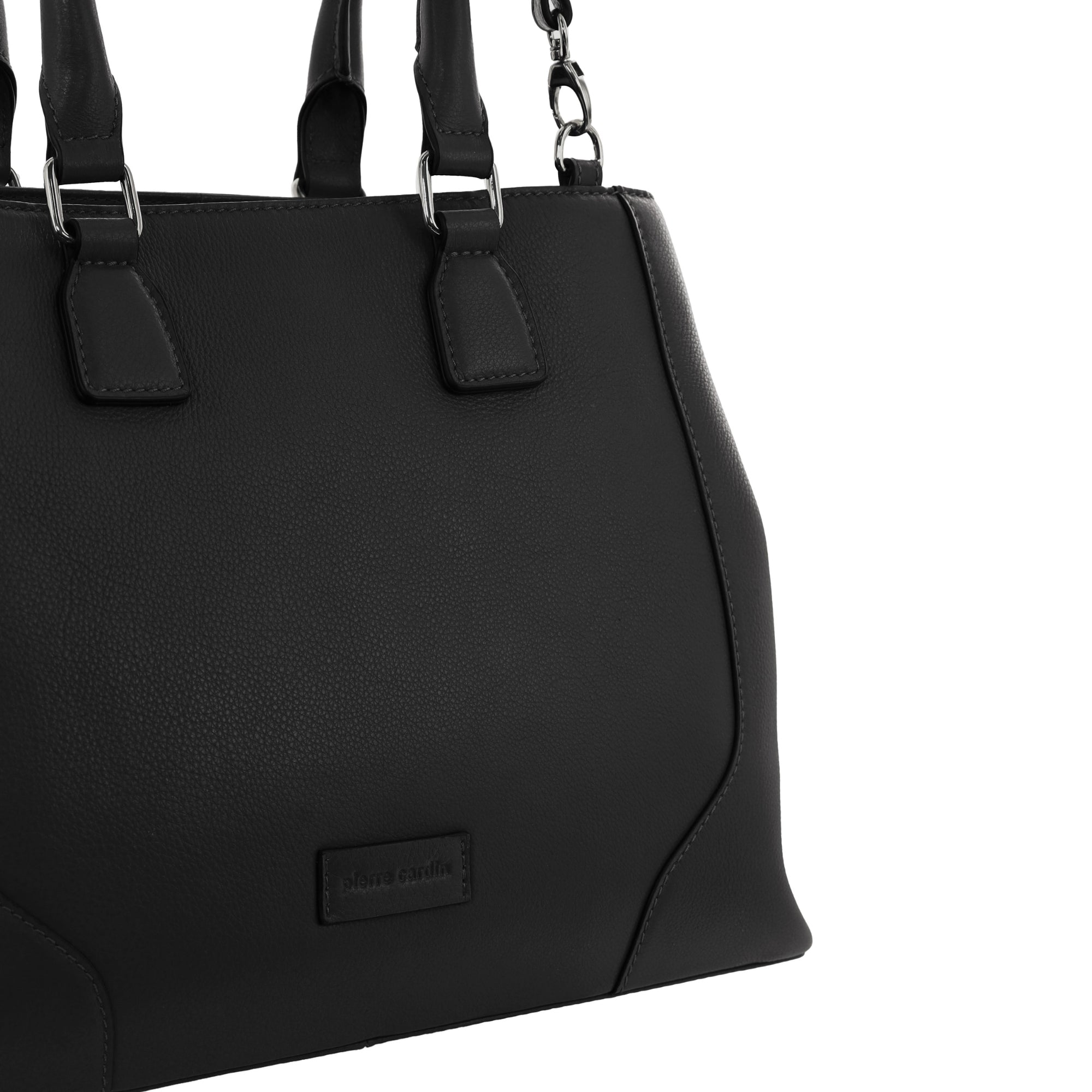 Pierre Cardin Ladies Leather Tote with Detachable Strap