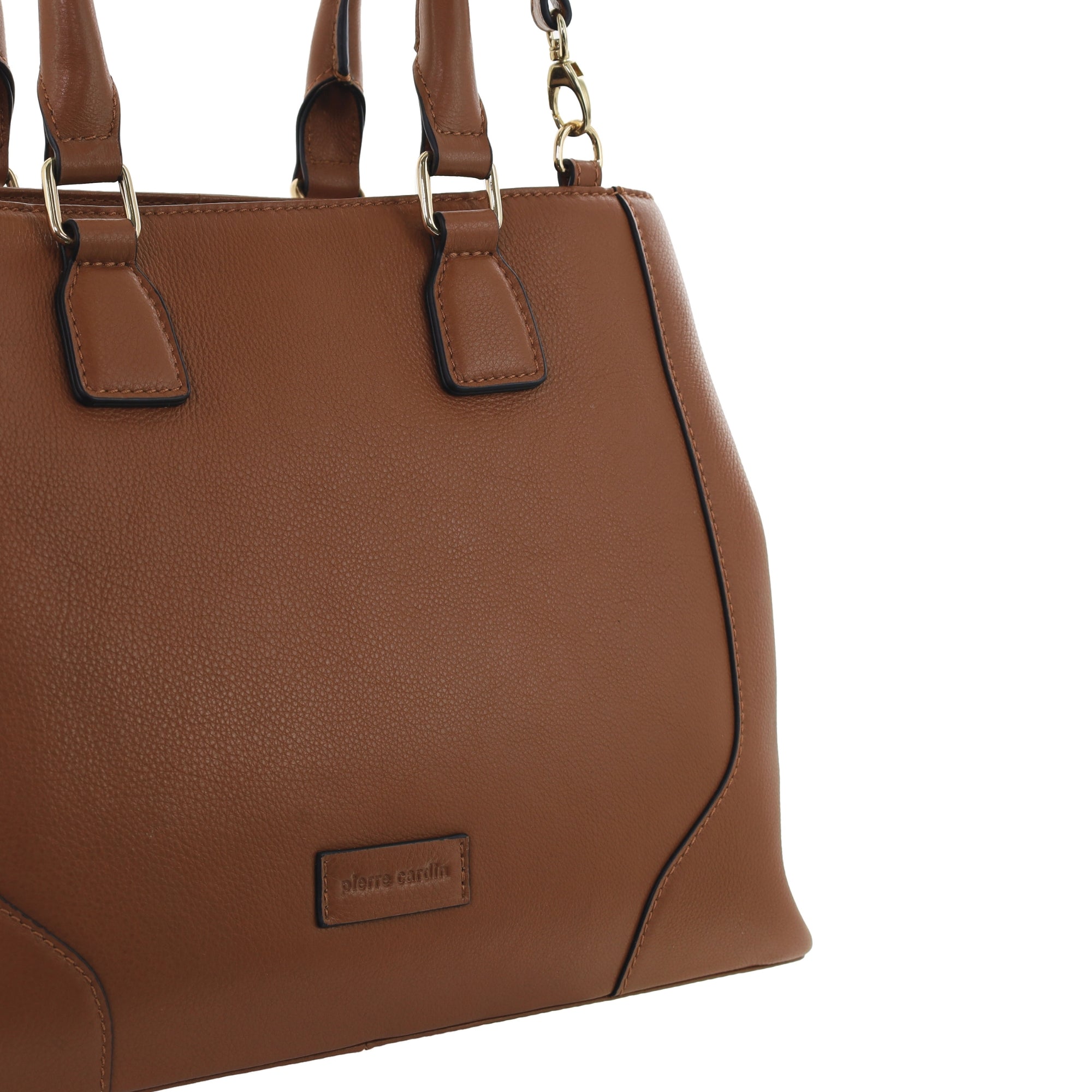 Pierre Cardin Ladies Leather Tote with Detachable Strap