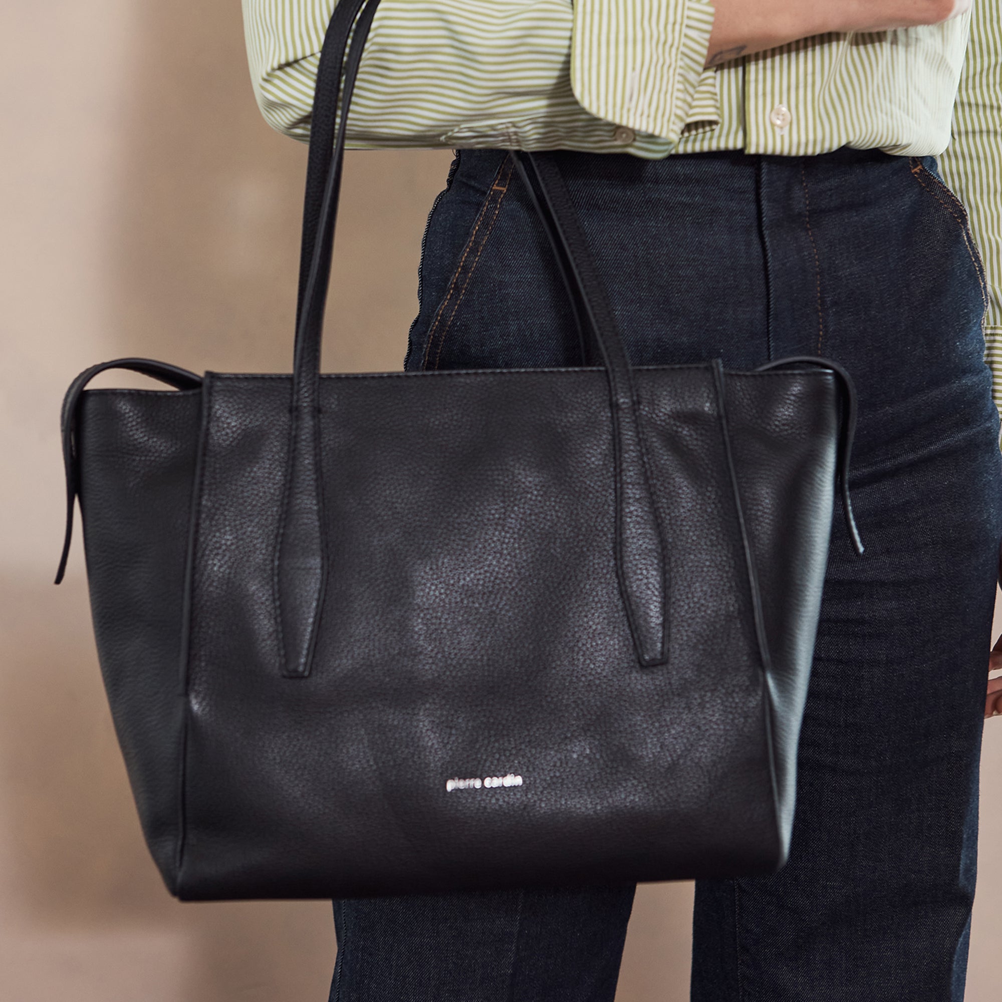 Pierre Cardin Ladies Leather Shopper Tote