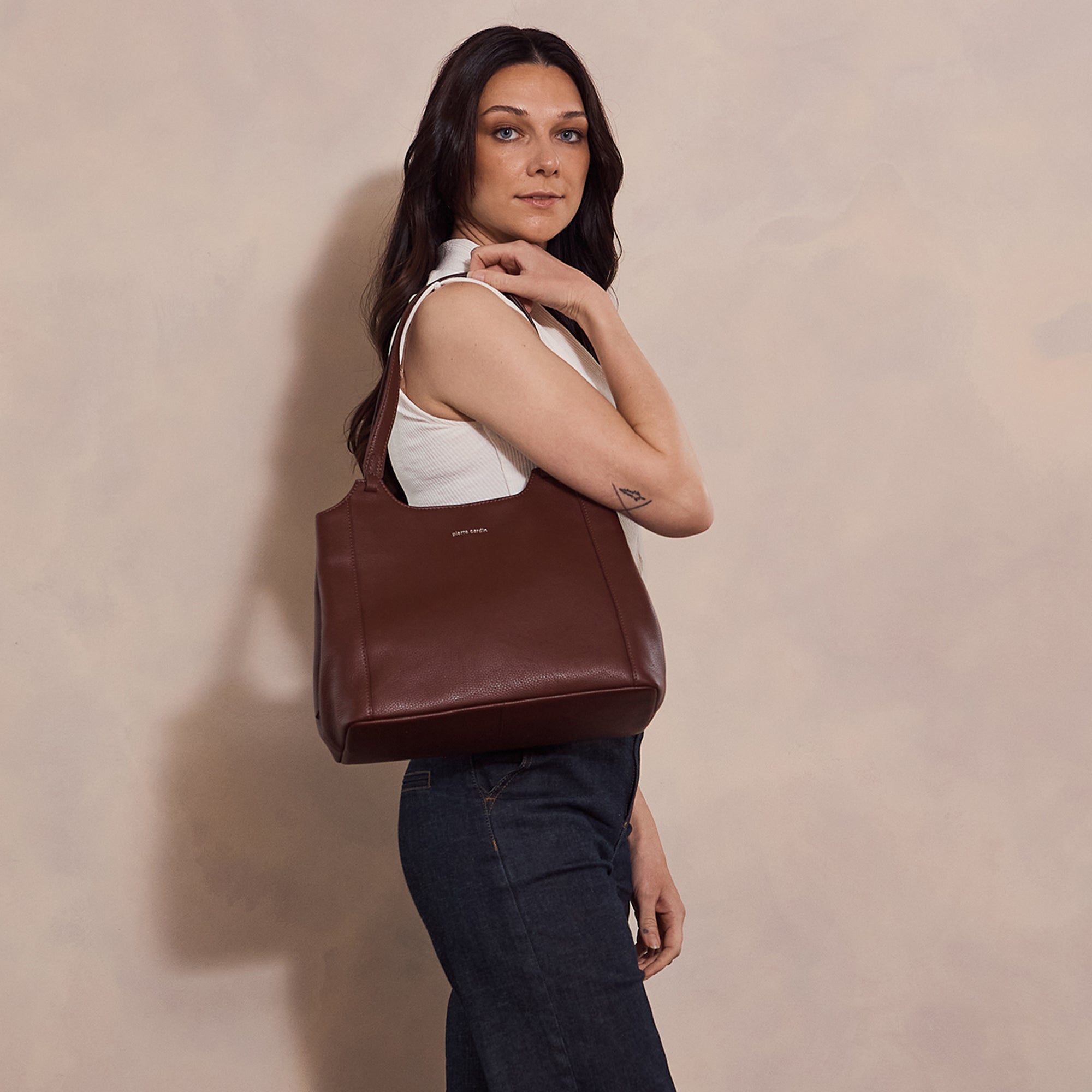 Pierre Cardin Ladies Leather Tote