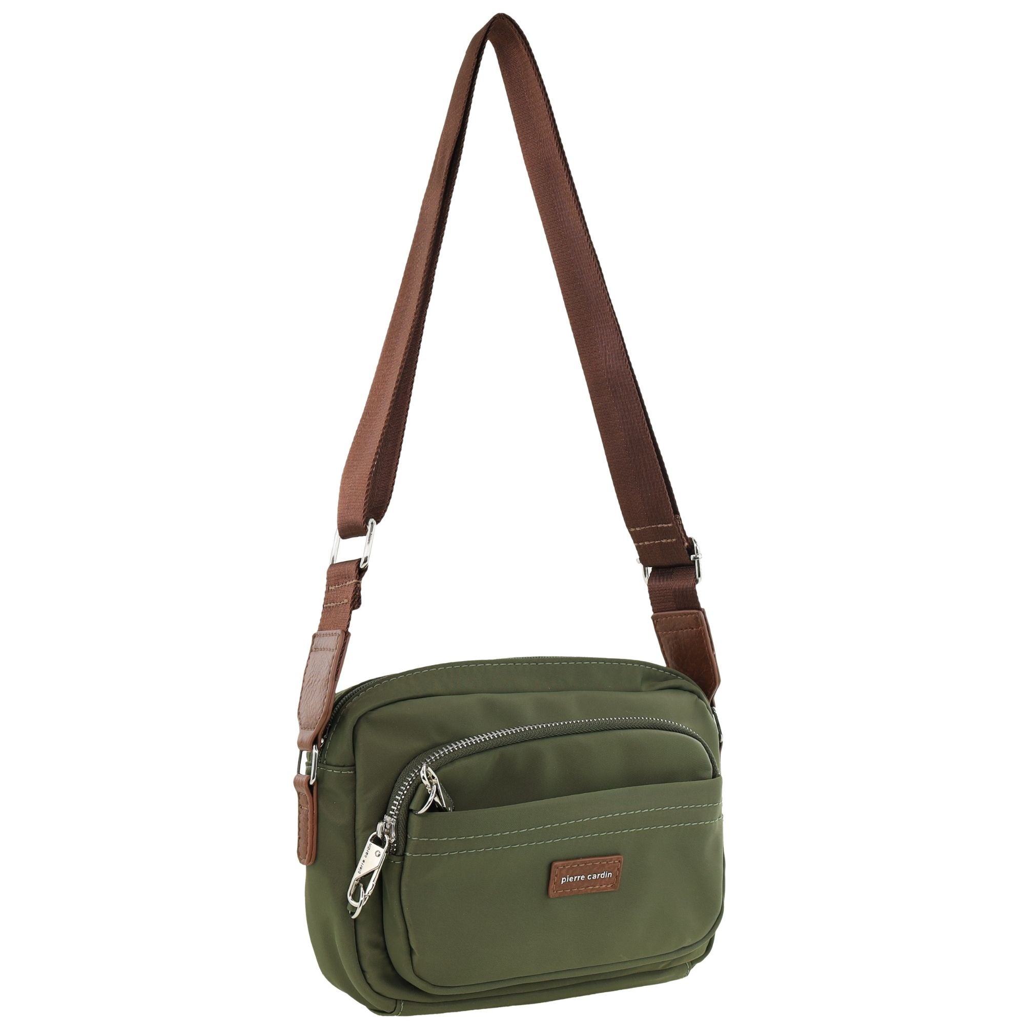 Pierre Cardin RFID Anti-Theft Nylon Crossbody Bag