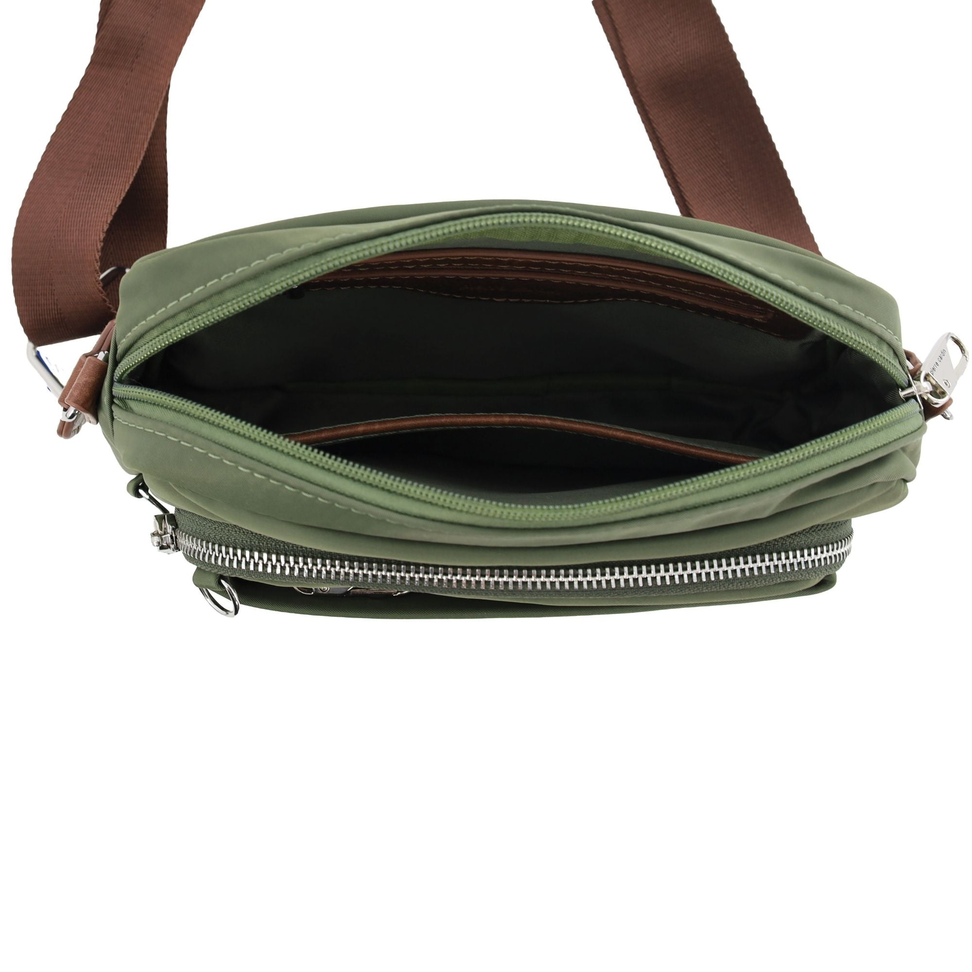 Pierre Cardin RFID Anti-Theft Nylon Crossbody Bag