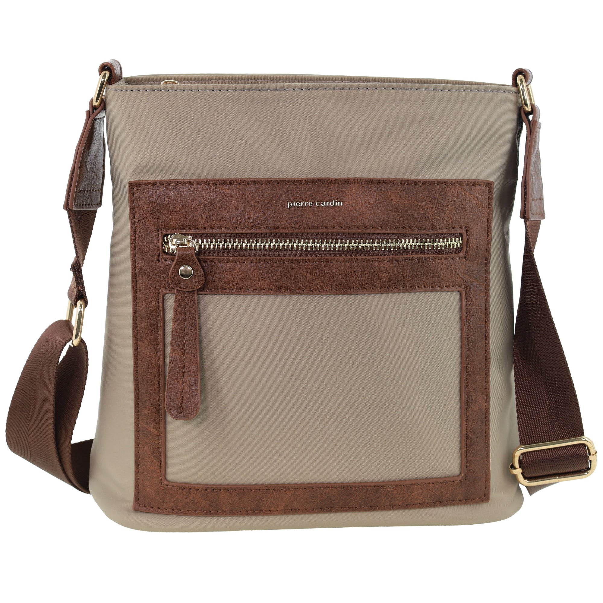 Pierre Cardin RFID Lightweight Nylon Crossbody Bag
