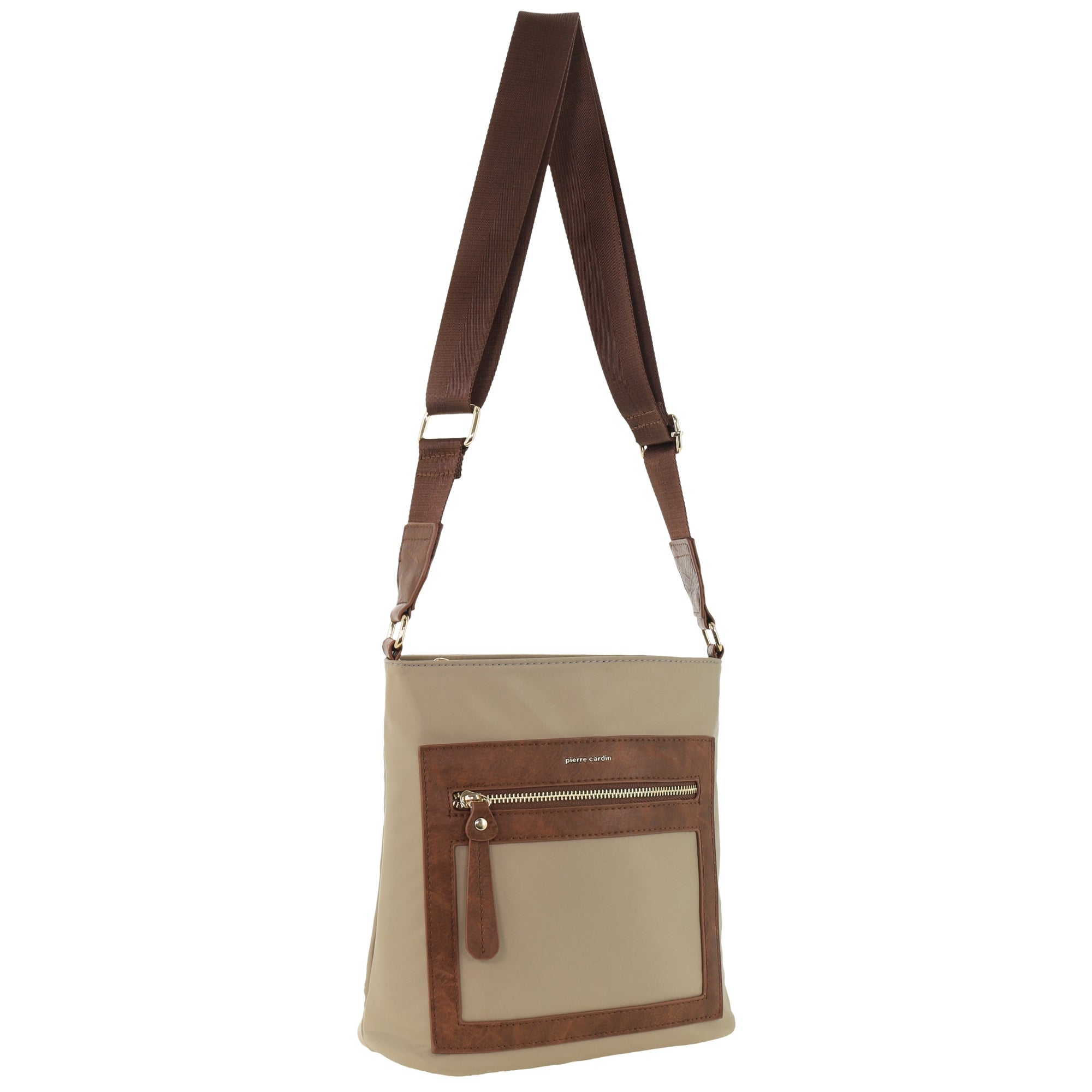 Pierre Cardin RFID Lightweight Nylon Crossbody Bag