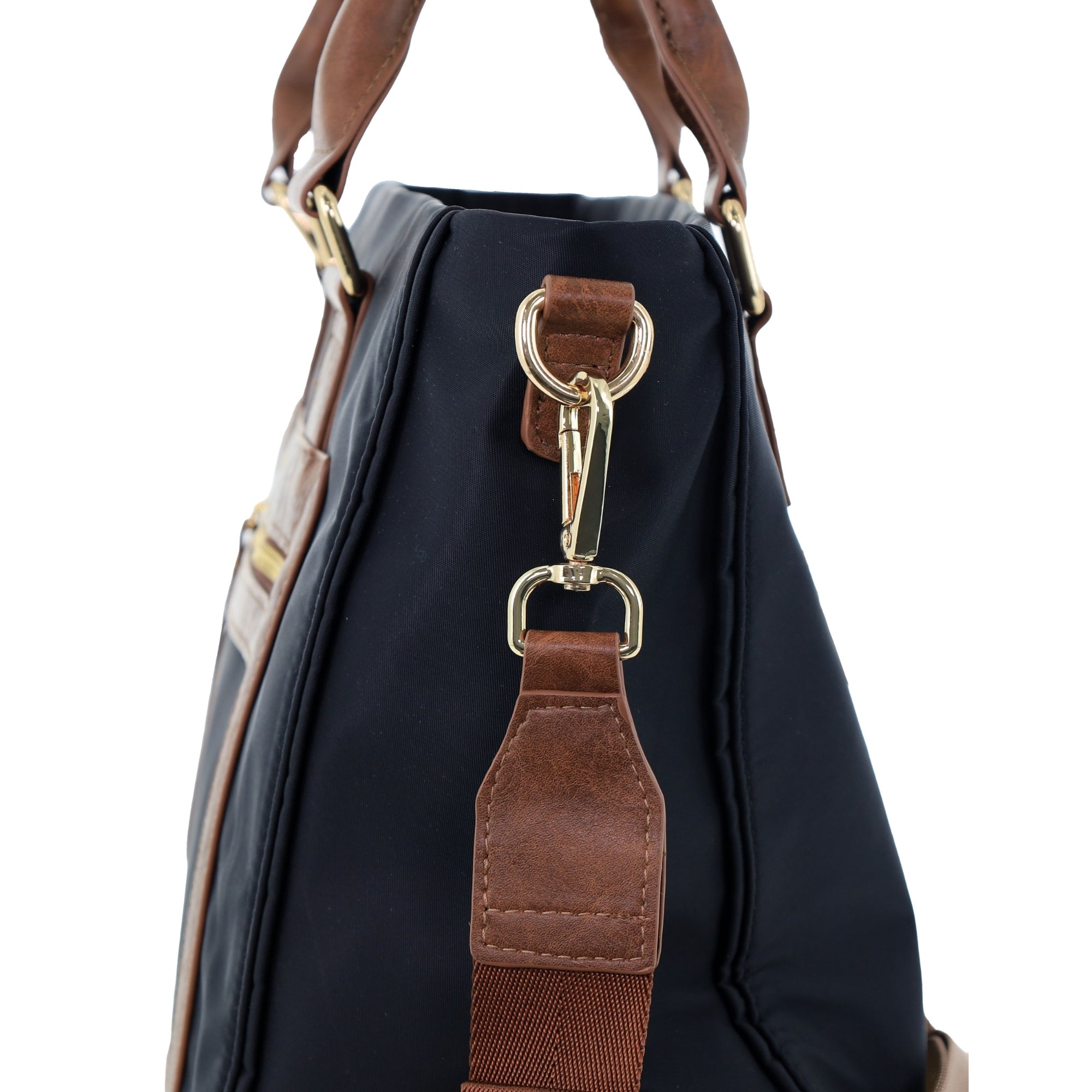 Pierre Cardin RFID Lightweight Nylon Mini Tote with Crossbody