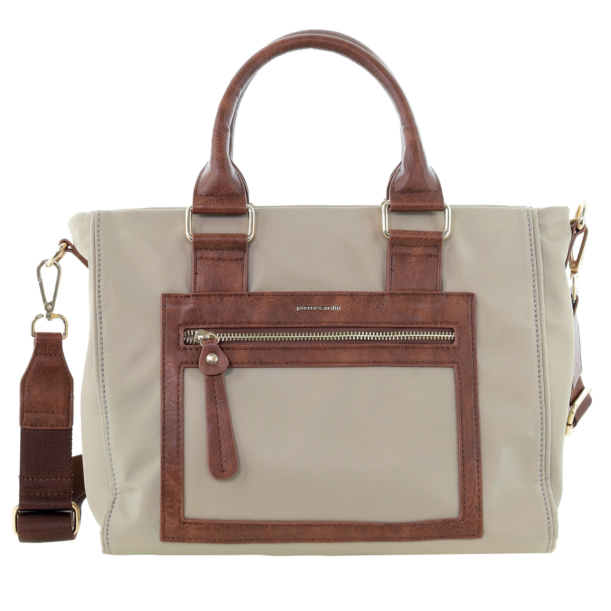 Pierre Cardin RFID Lightweight Nylon Mini Tote with Crossbody