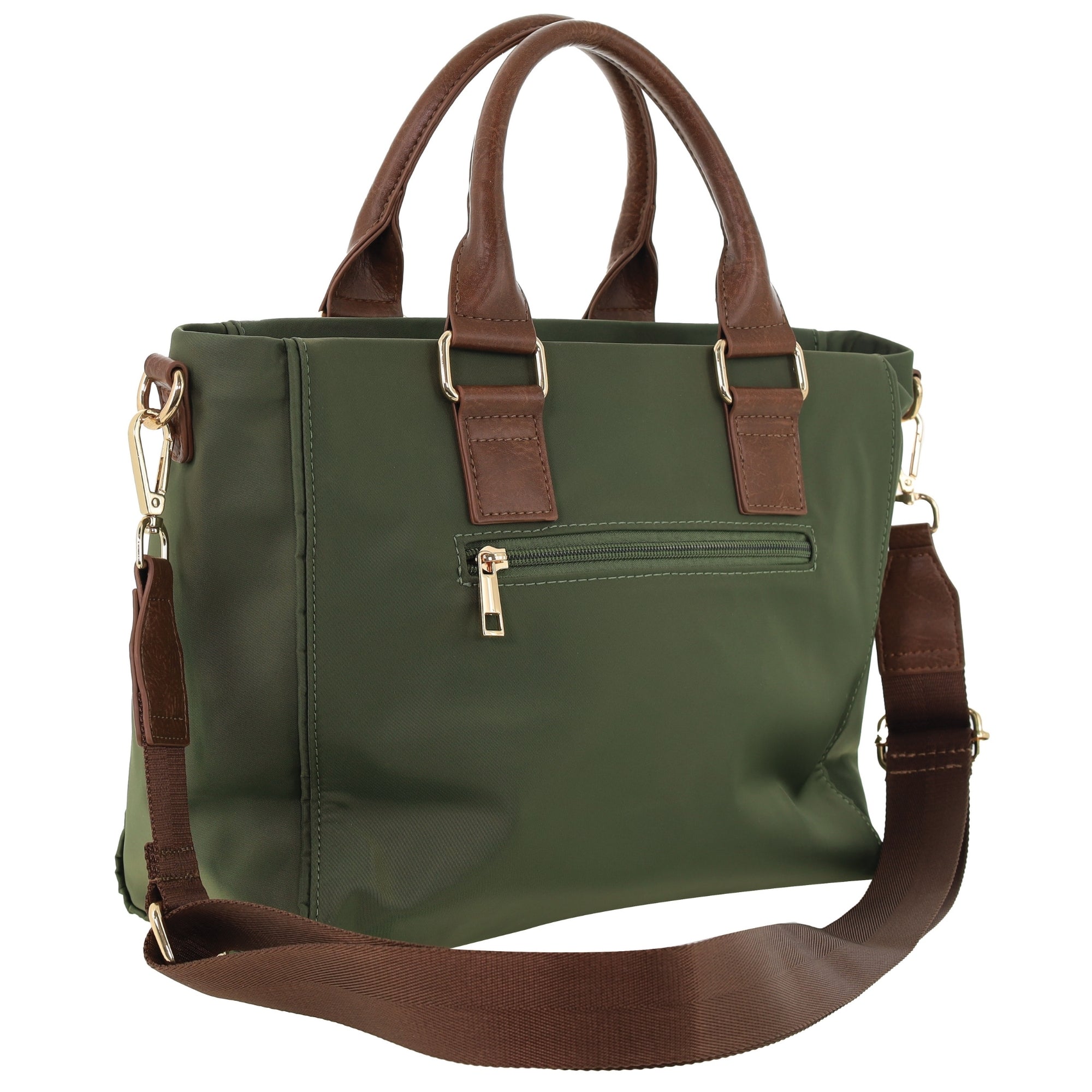 Pierre Cardin RFID Lightweight Nylon Mini Tote with Crossbody