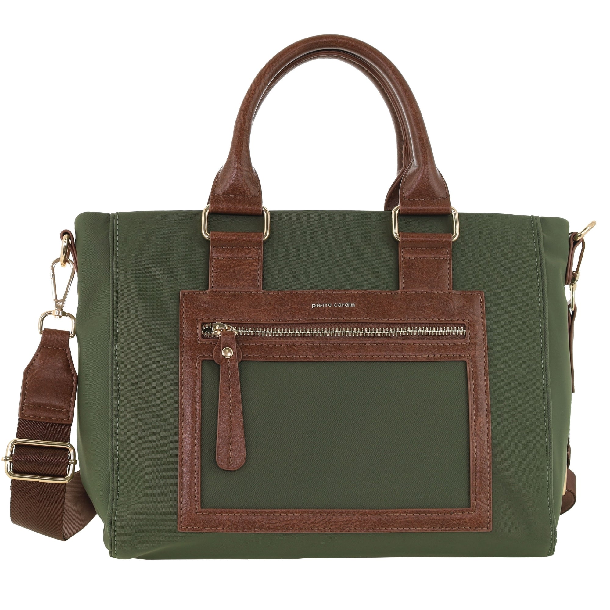 Pierre Cardin RFID Lightweight Nylon Mini Tote with Crossbody