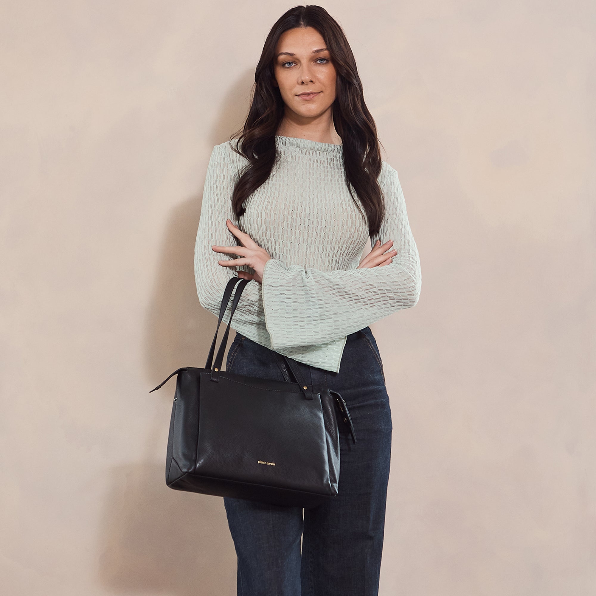 Pierre Cardin Leather Tote Bag