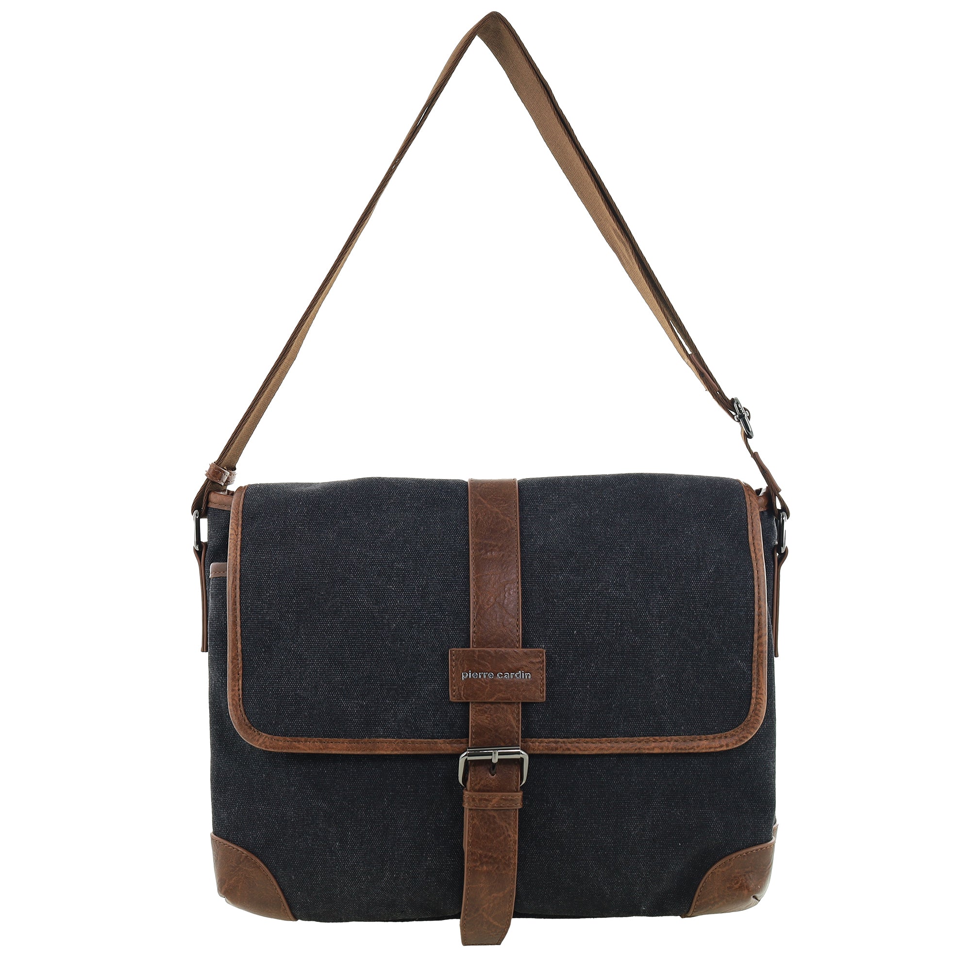Pierre Cardin Canvas Messenger Bag