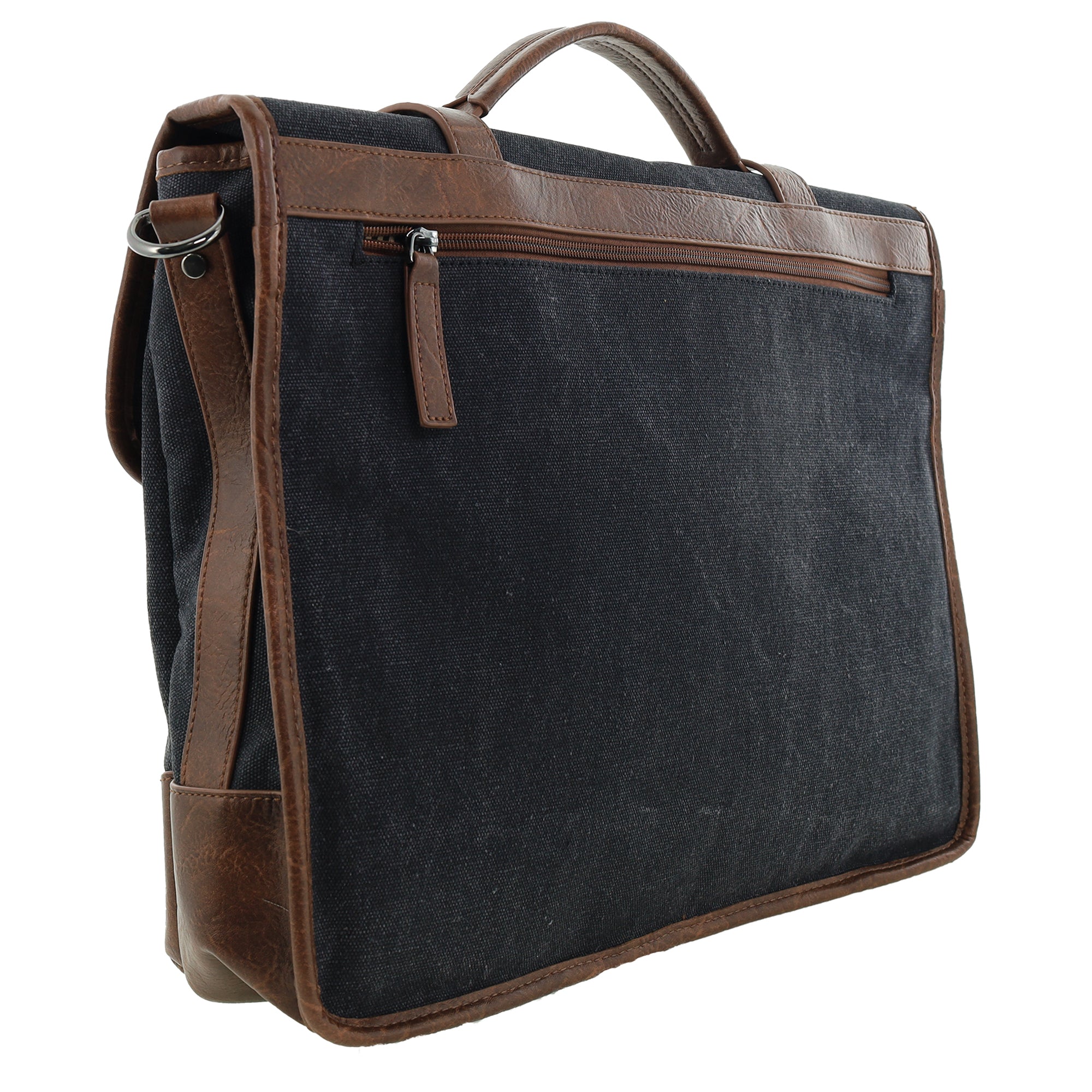 Pierre Cardin Canvas Laptop Satchel