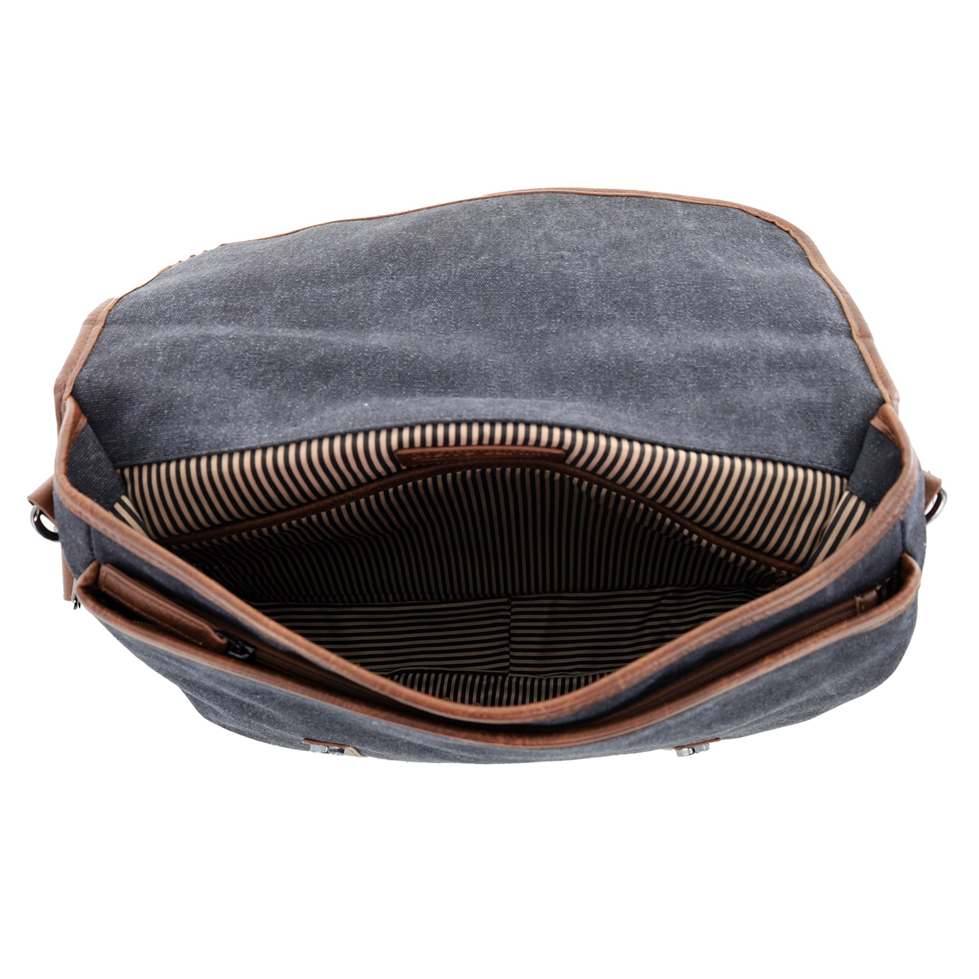 Pierre Cardin Canvas Laptop Satchel