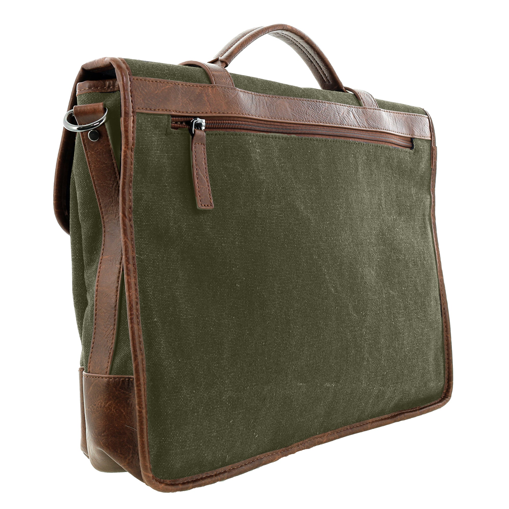 Pierre Cardin Canvas Laptop Satchel