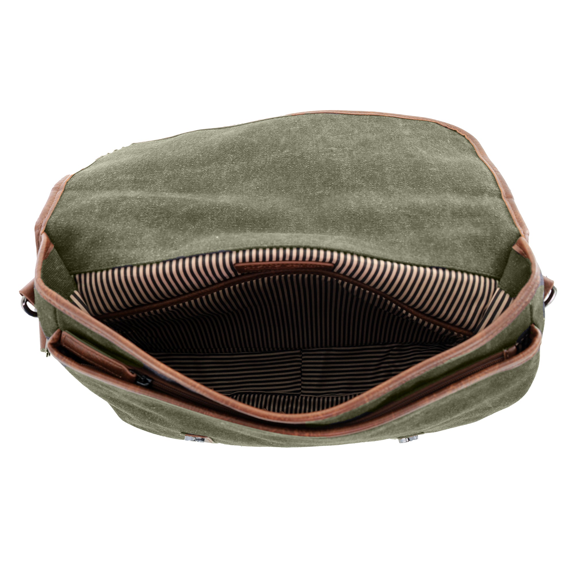 Pierre Cardin Canvas Laptop Satchel