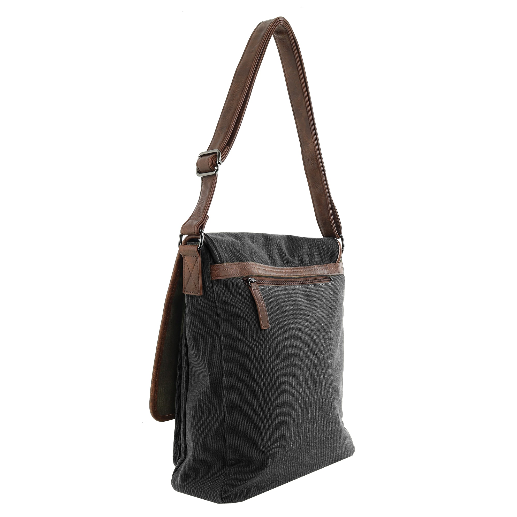 Pierre Cardin Canvas Buckle Satchel