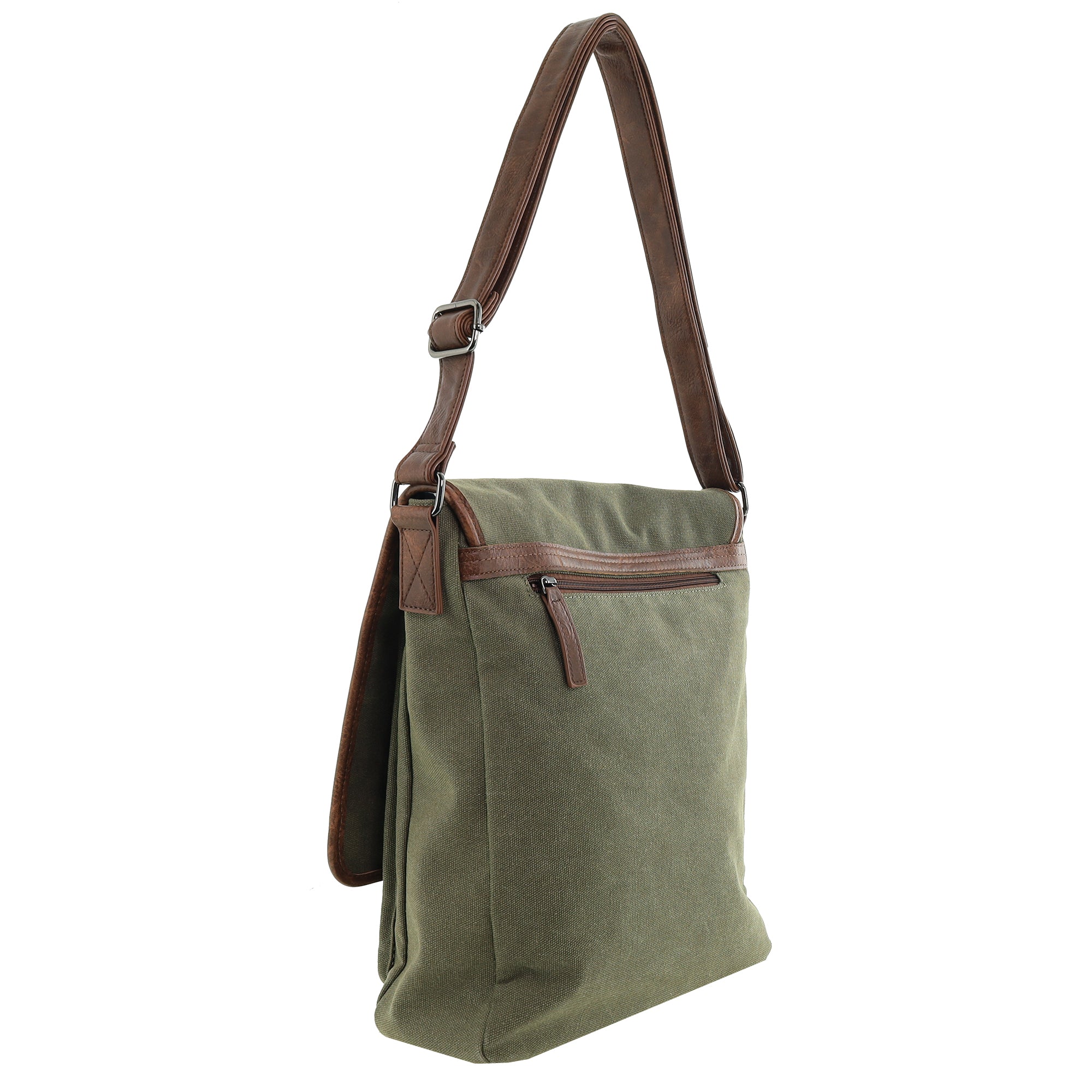 Pierre Cardin Canvas Buckle Satchel