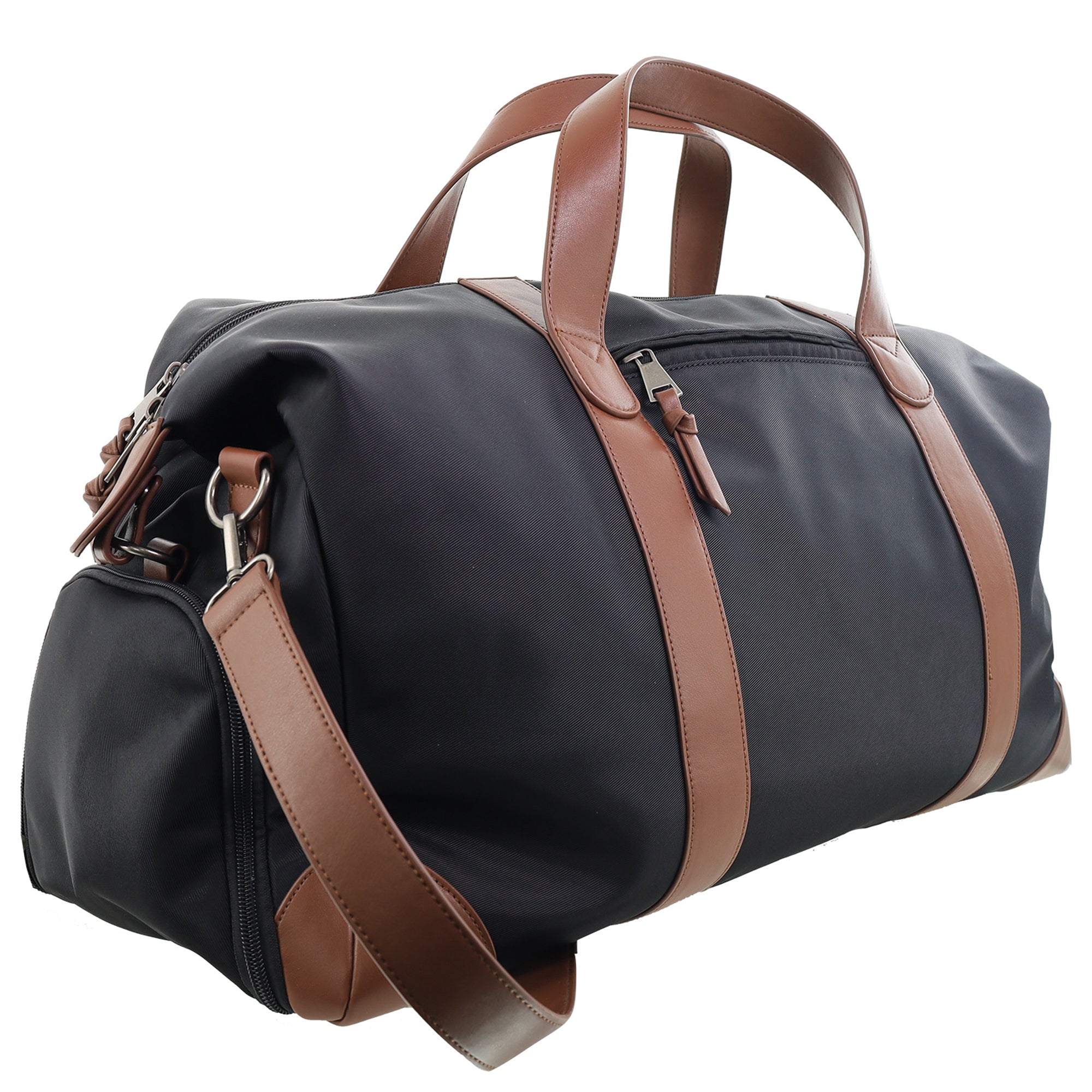 Pierre Cardin 2-Tone Lite Overnight Bag