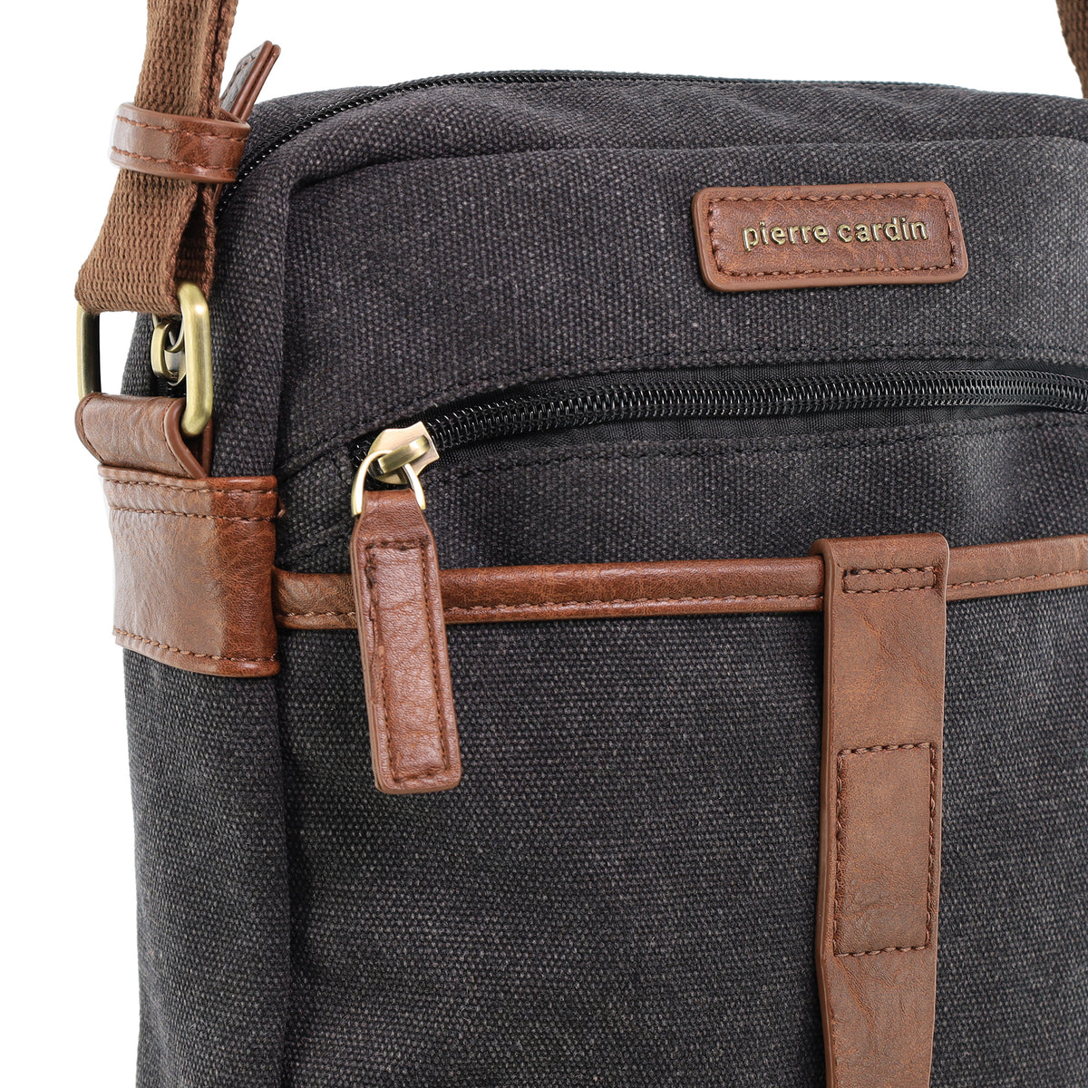 Pierre Cardin Canvas Crossbody Bag