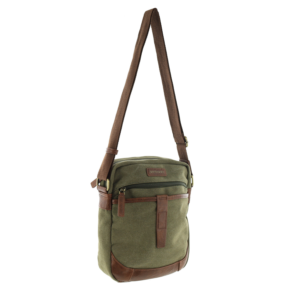 Pierre Cardin Canvas Crossbody Bag