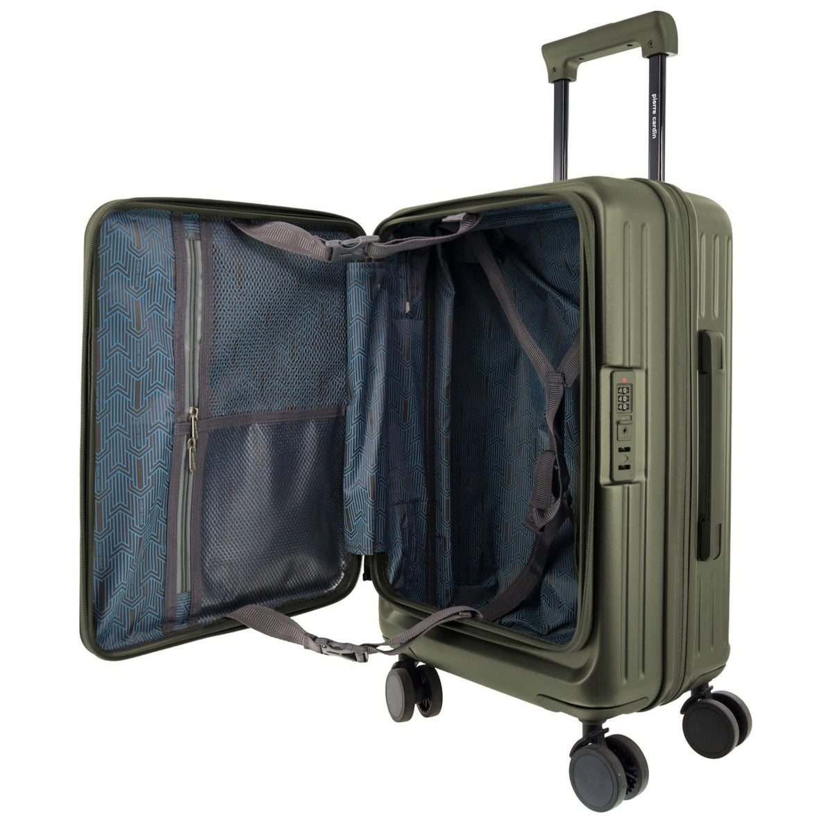 Pierre Cardin Escapade 55cm CABIN Hard Shell Case in Khaki