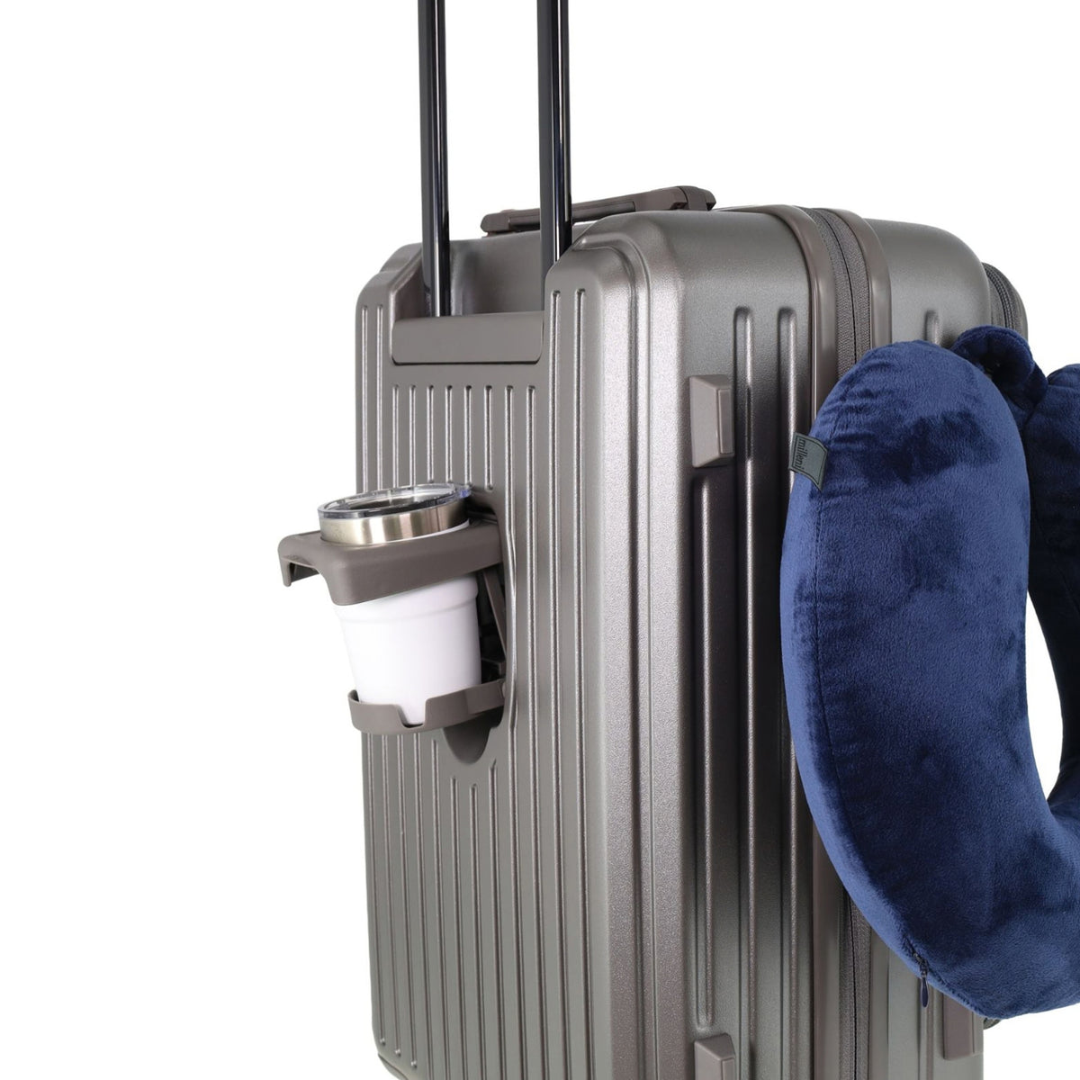 Pierre Cardin Escapade 55cm CABIN Hard Shell Case in Pewter