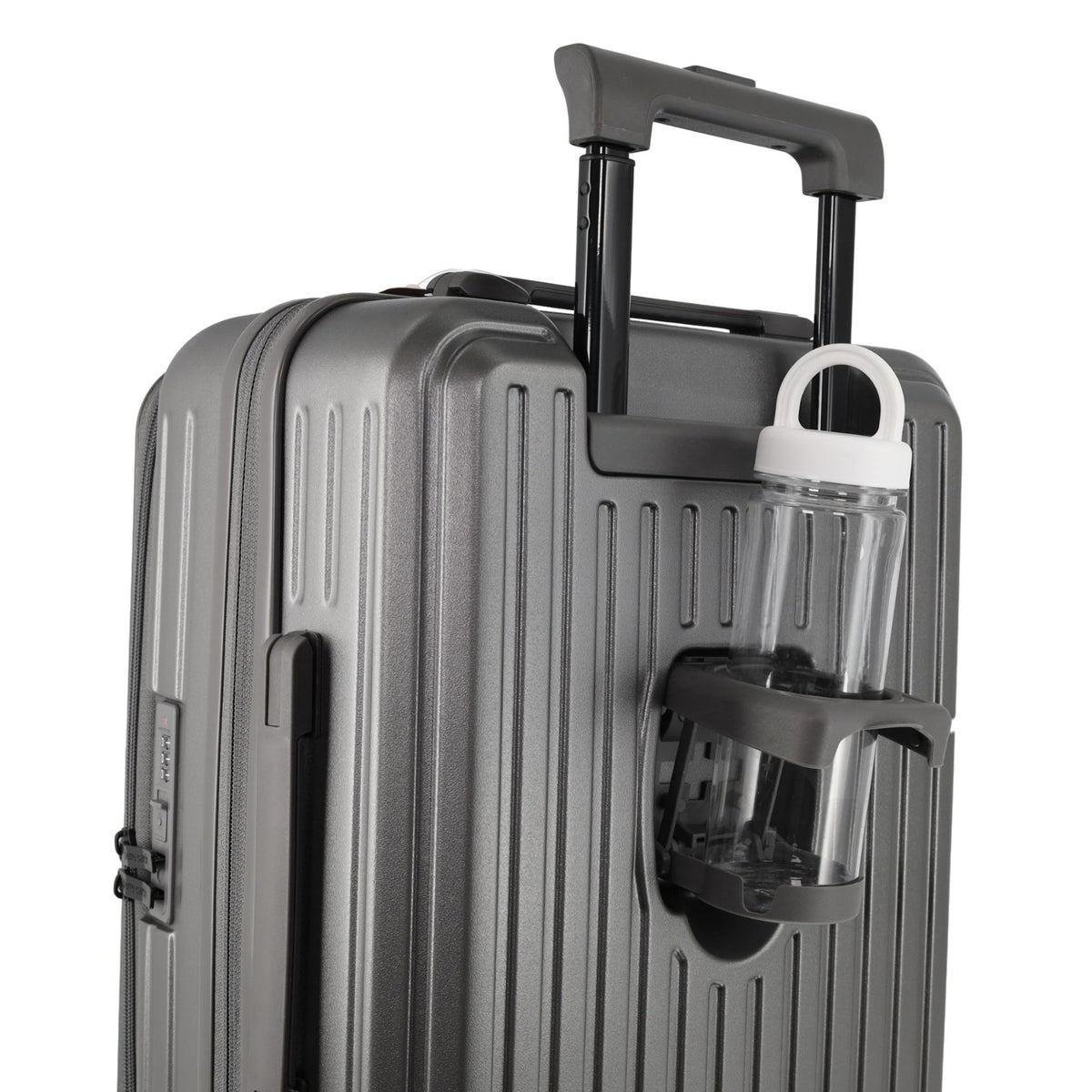 Pierre Cardin Escapade 55cm CABIN Hard Shell Case in Pewter