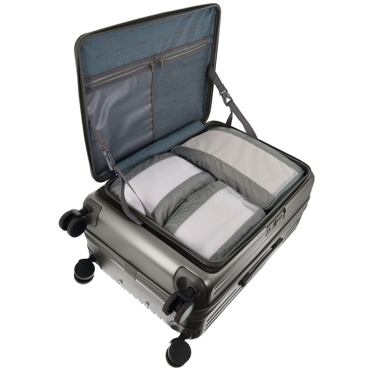 Pierre Cardin Escapade 67cm MEDIUM Hard Shell Case in Pewter