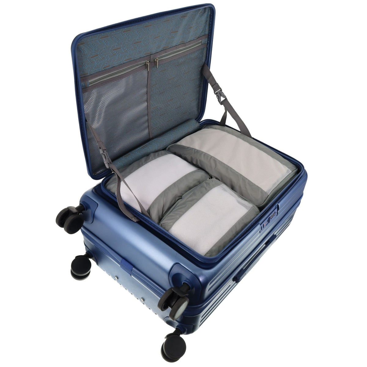 Pierre Cardin Escapade 67cm MEDIUM Hard Shell Case in Steel