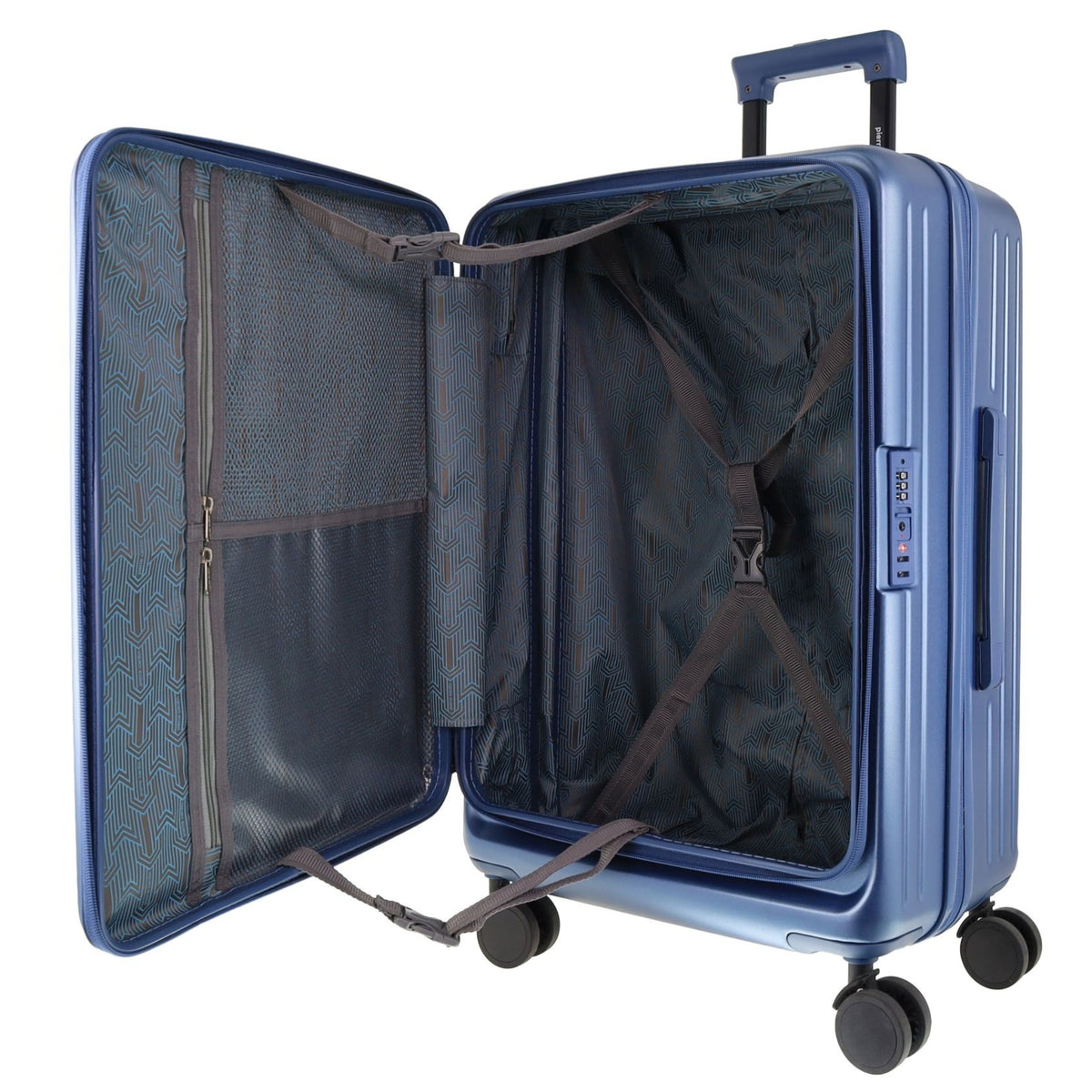 Pierre Cardin Escapade 67cm MEDIUM Hard Shell Case in Steel
