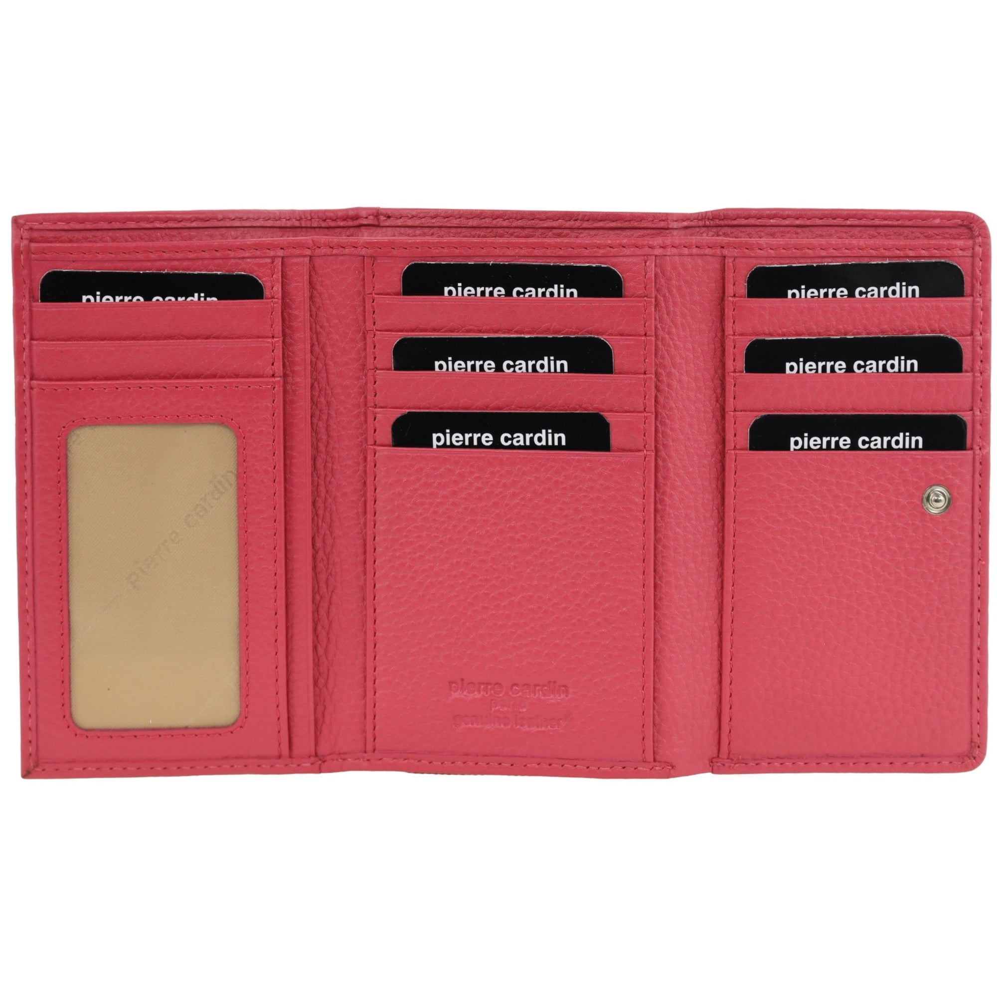 Pierre Cardin Leather Ladies Tri-Fold Wallet