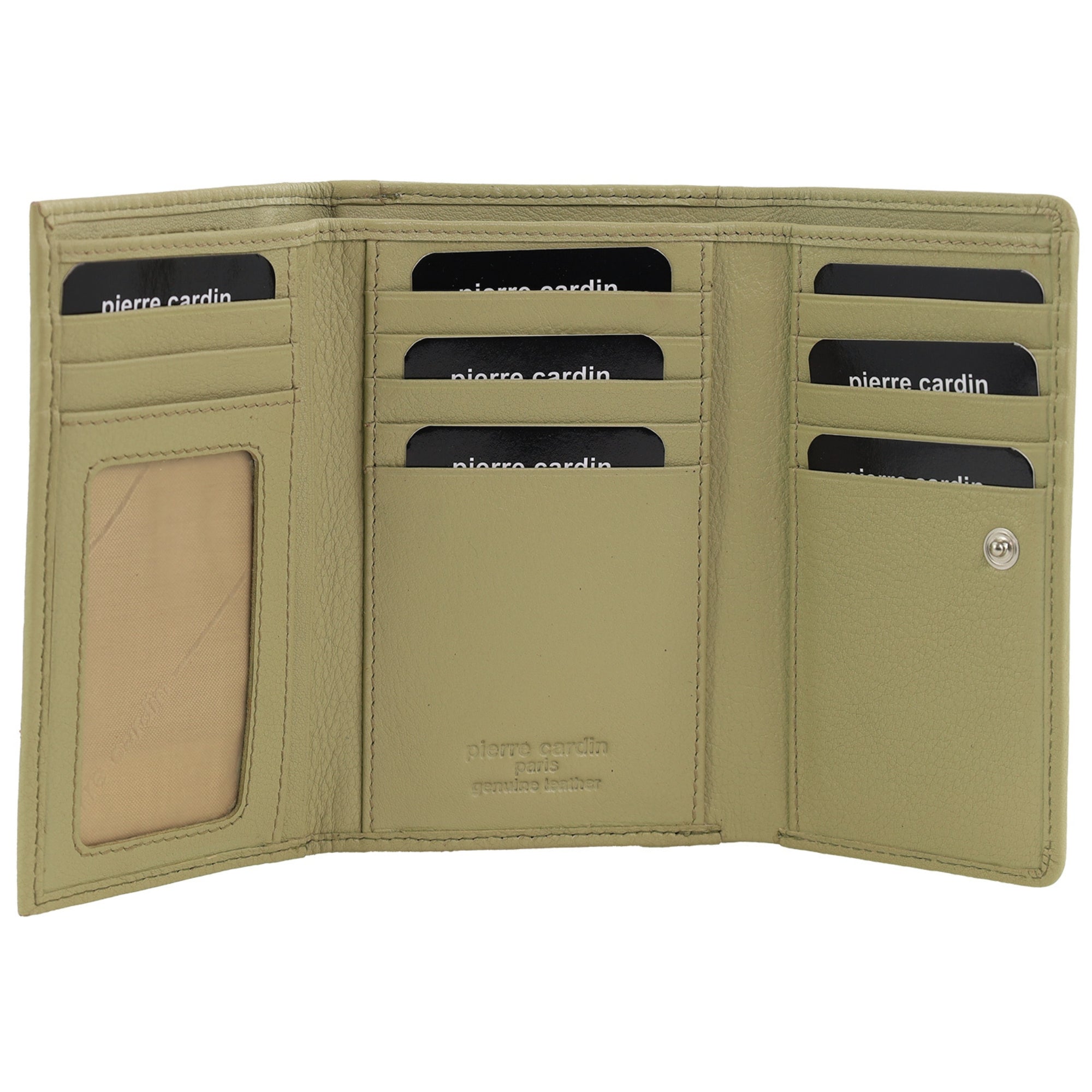 Pierre Cardin Leather Ladies Tri-Fold Wallet