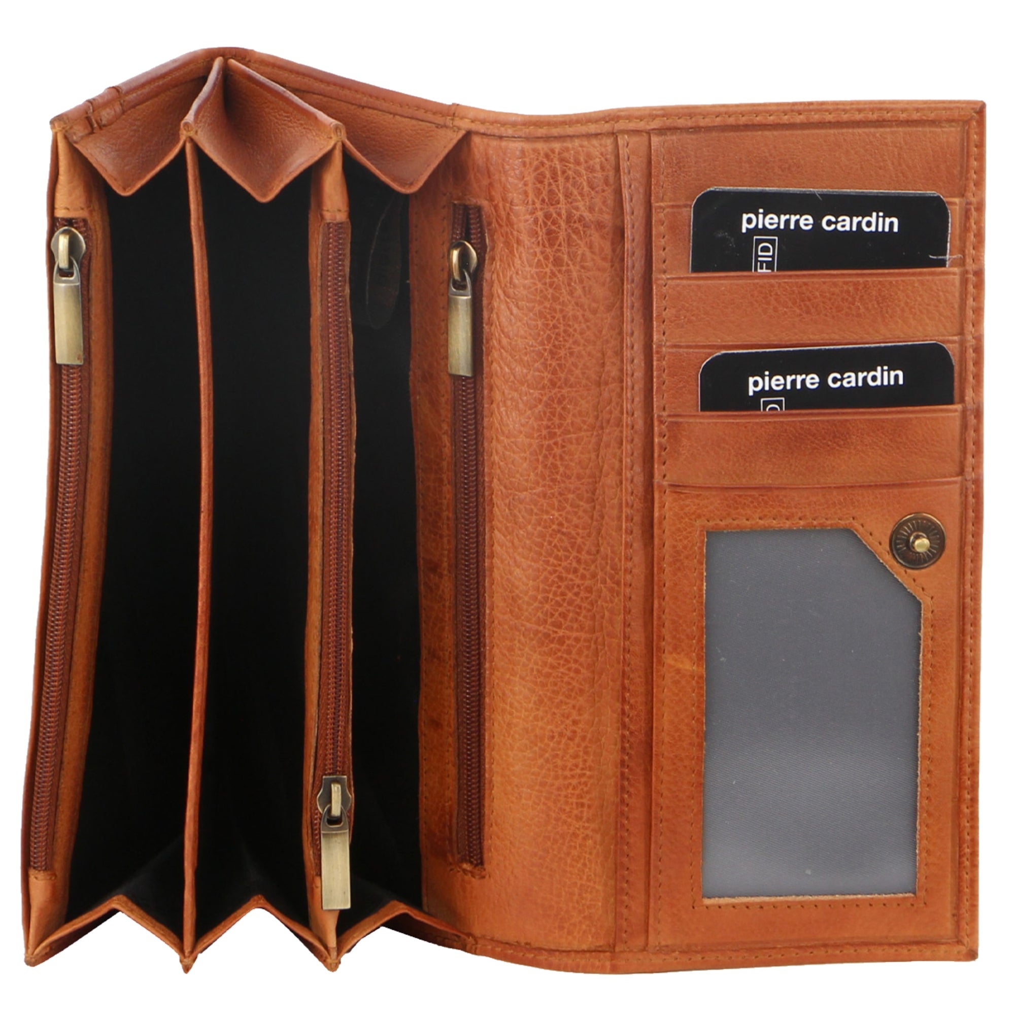 Pierre Cardin Rustic Leather Ladies Wallet