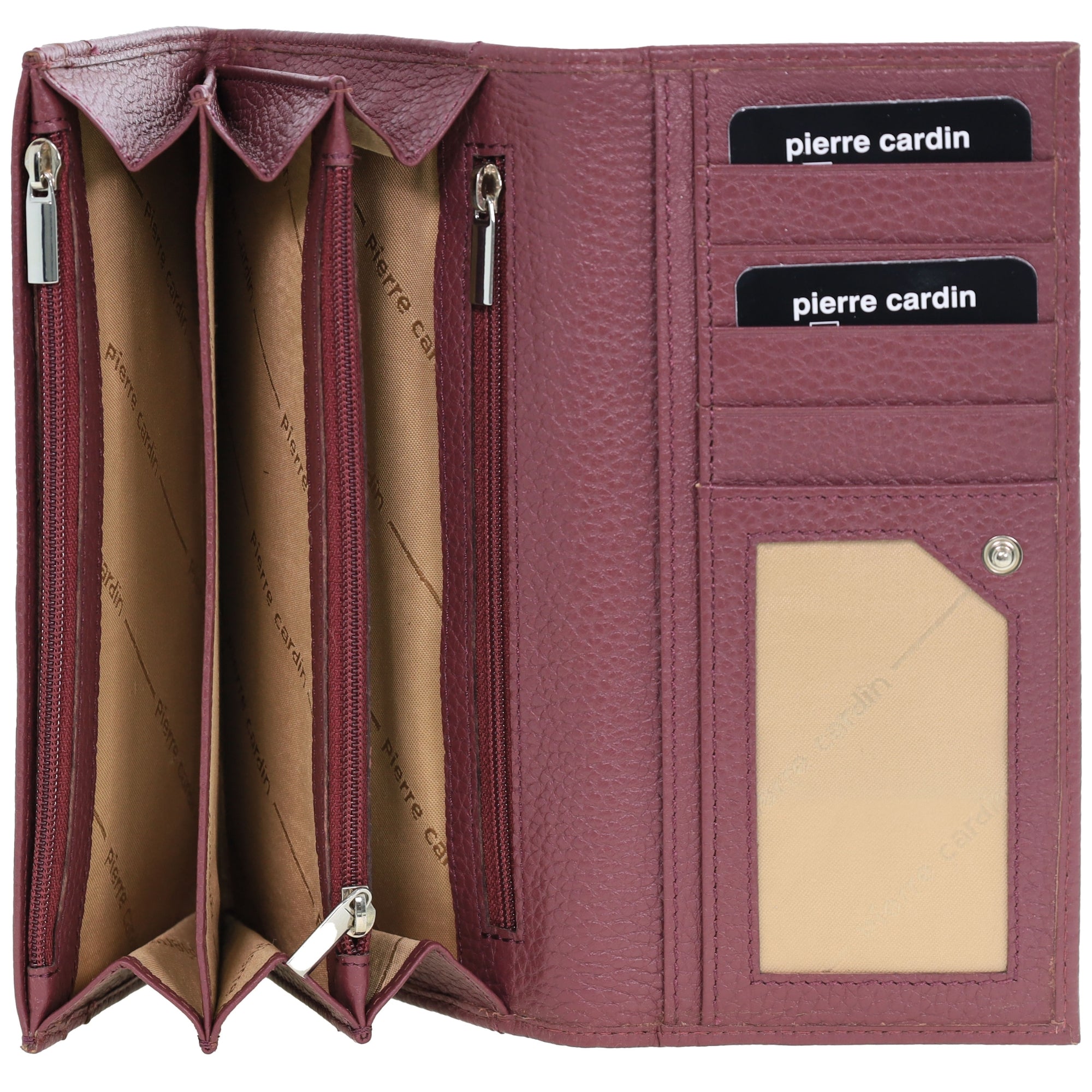 Pierre Cardin Rustic Leather Ladies Wallet
