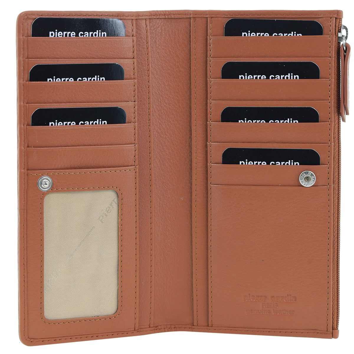 Pierre Cardin Genuine Ladies Leather Bi-Fold Wallet