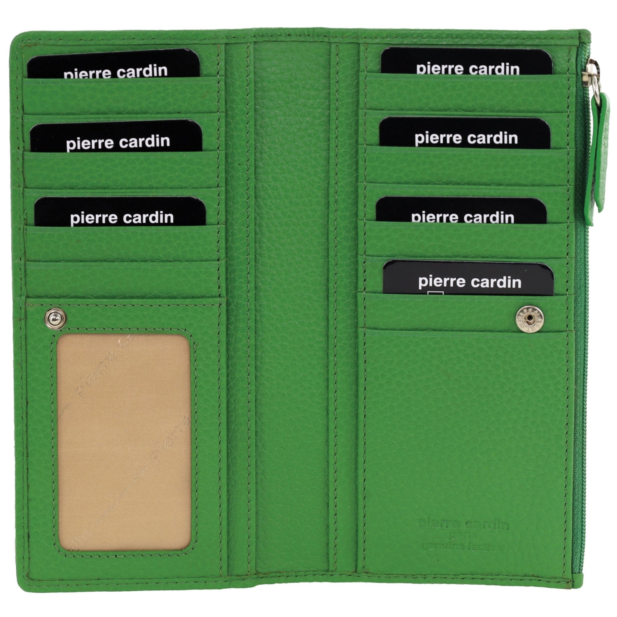Pierre Cardin Genuine Ladies Leather Bi-Fold Wallet