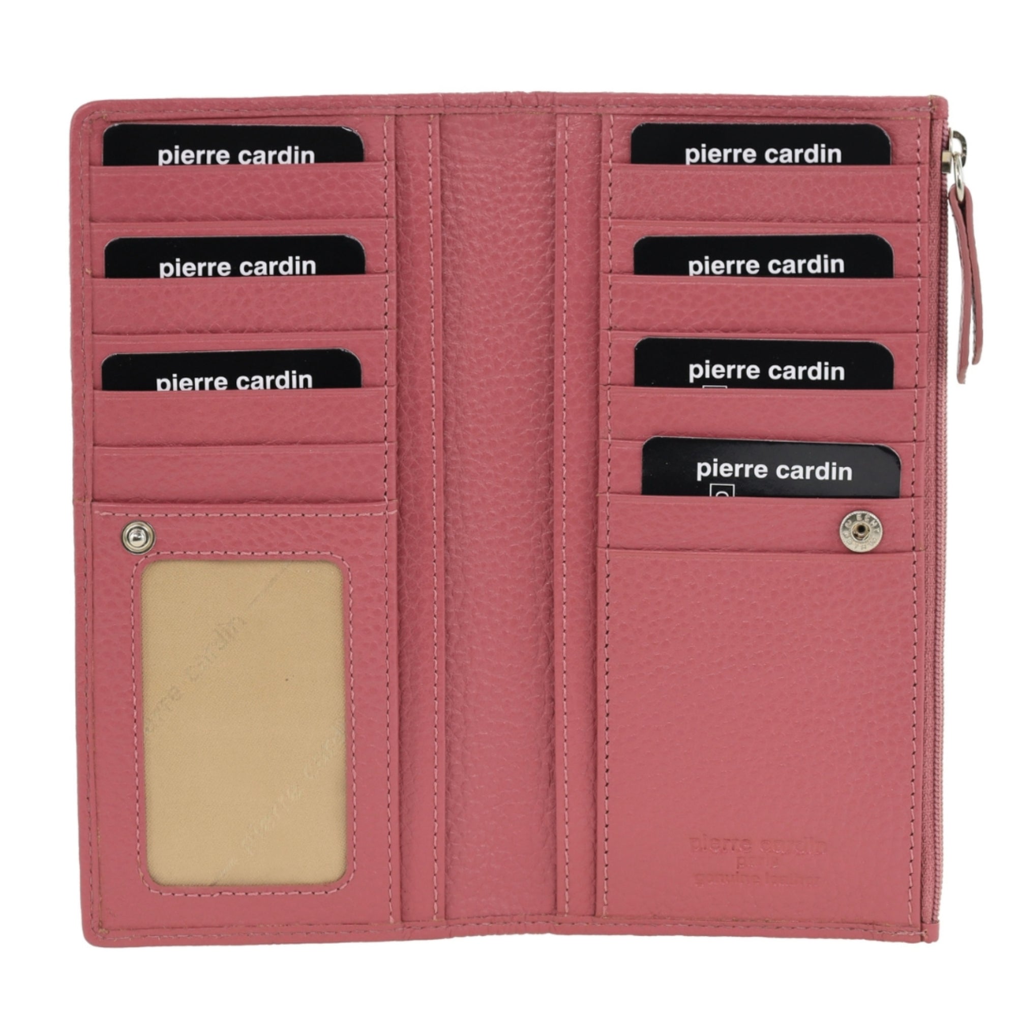 Pierre Cardin Genuine Ladies Leather Bi-Fold Wallet