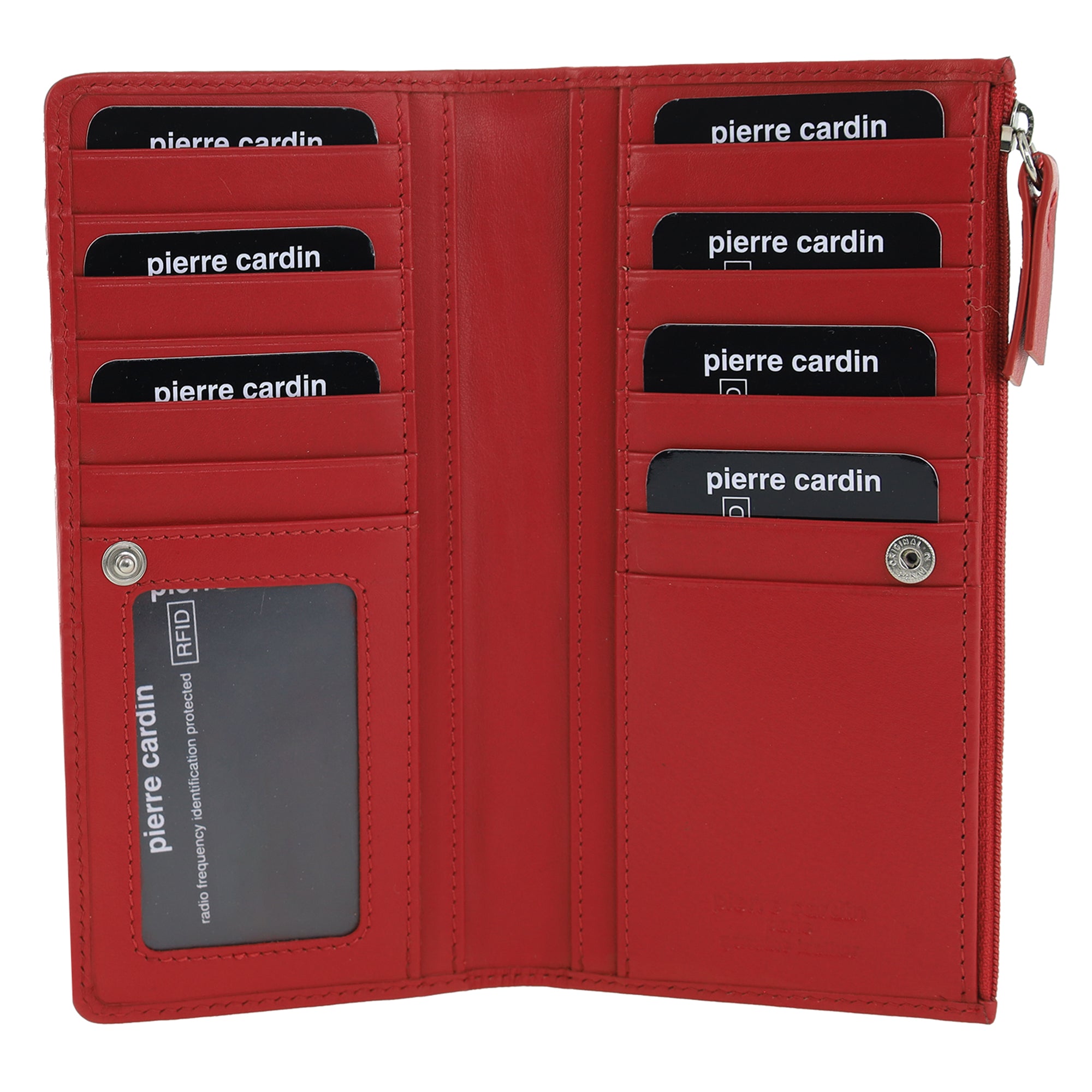 Pierre Cardin Genuine Ladies Leather Bi-Fold Wallet
