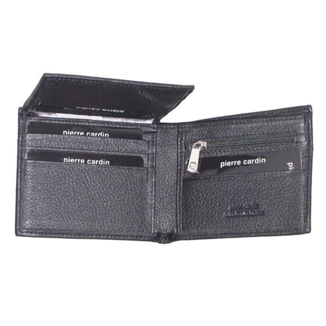 Pierre Cardin Italian Leather Bi-Fold Men's Wallet