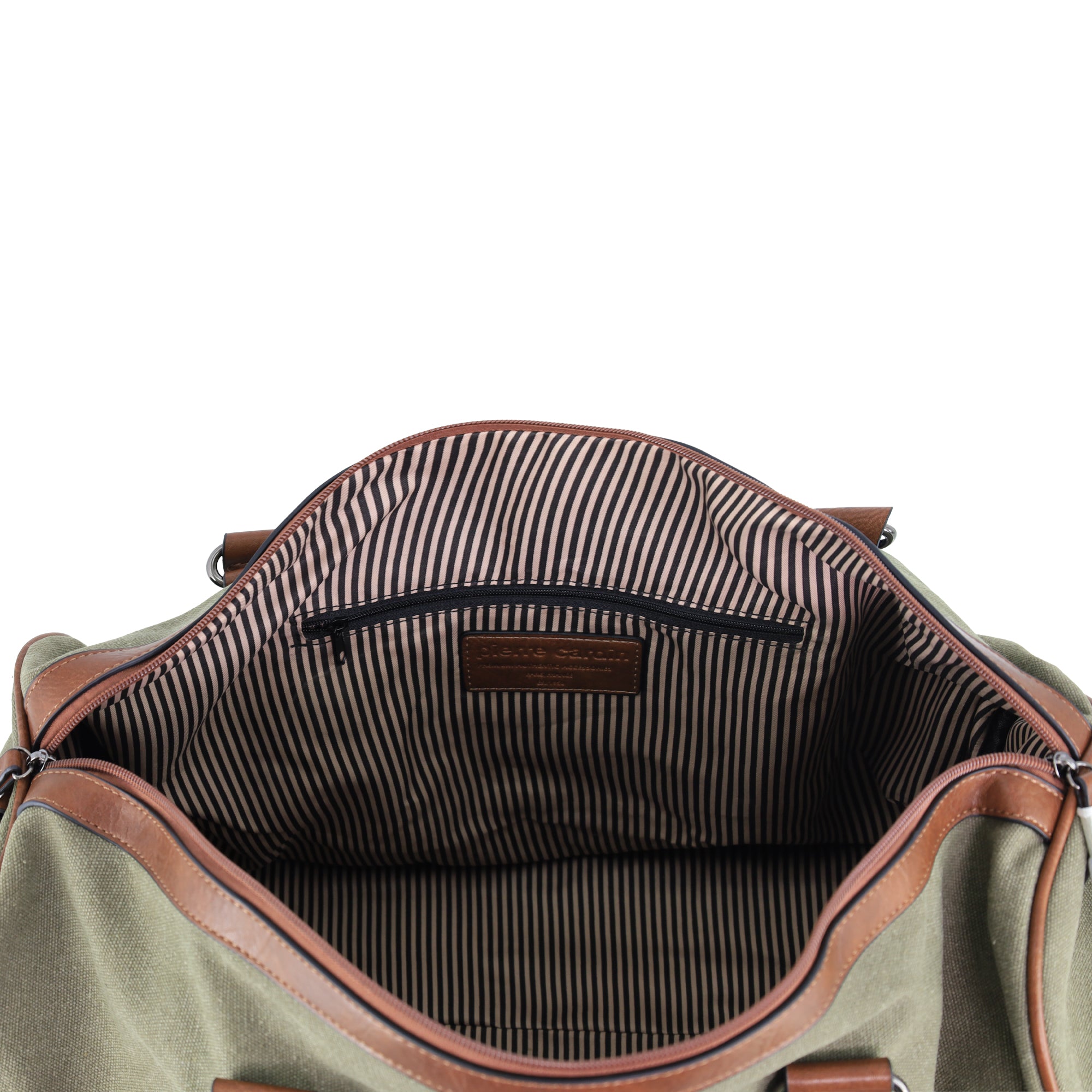Pierre Cardin Canvas Overnight Duffle Bag
