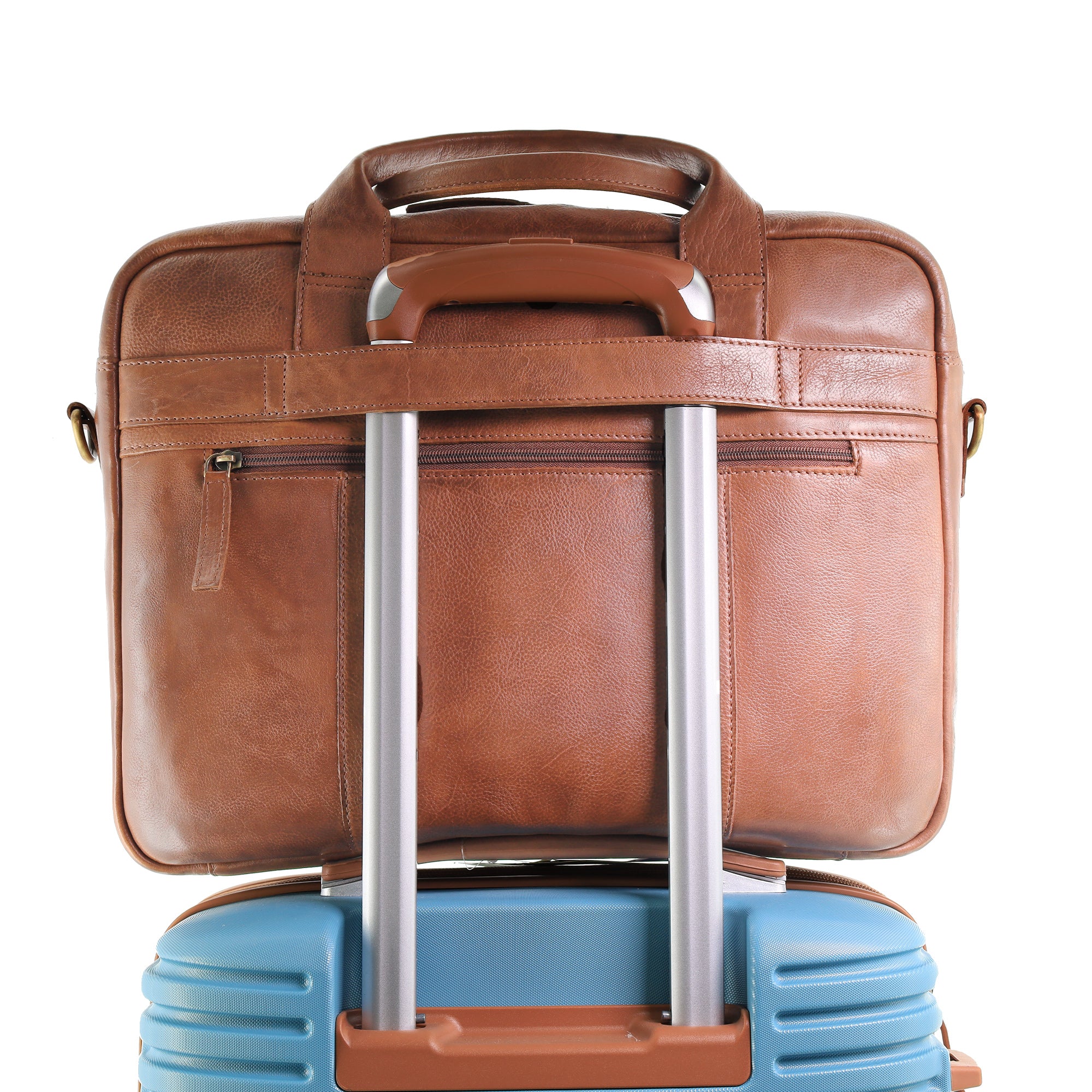 Pierre Cardin Rustic Leather Computer Bag