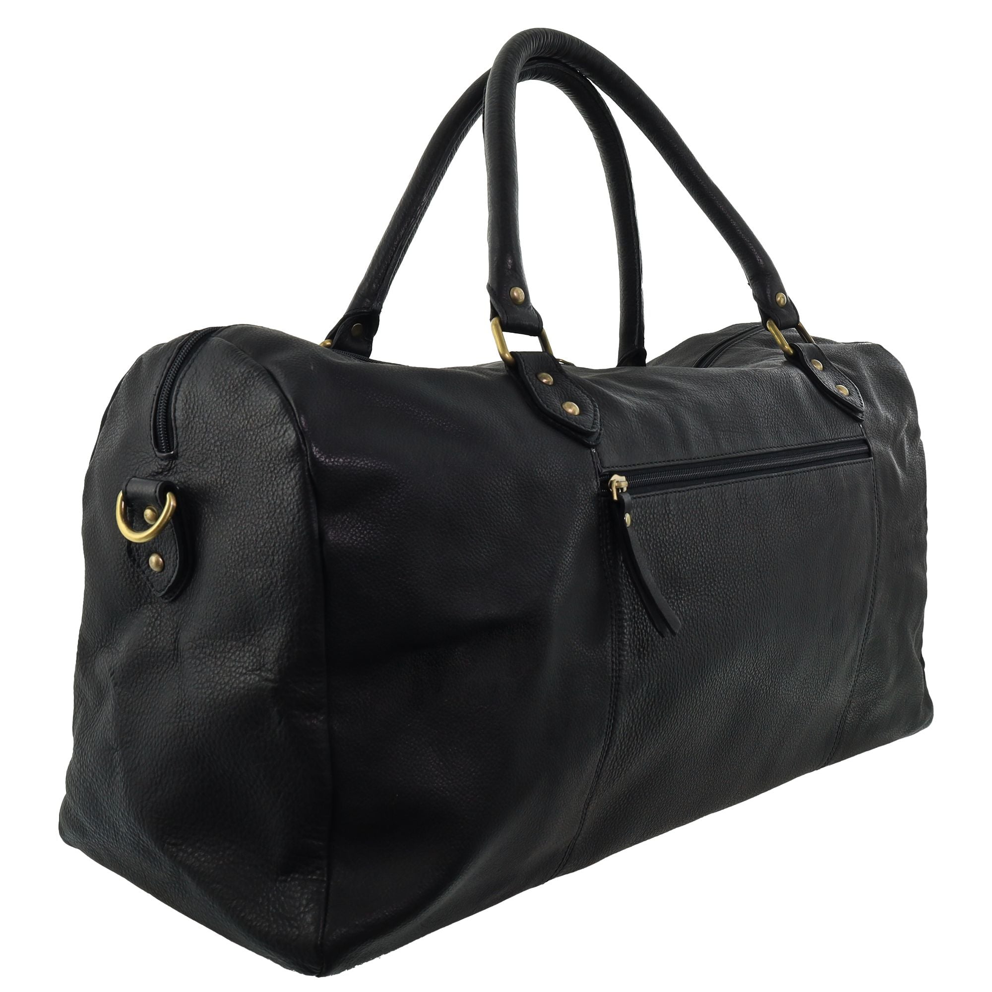 Pierre Cardin Smooth Leather Overnight Bag
