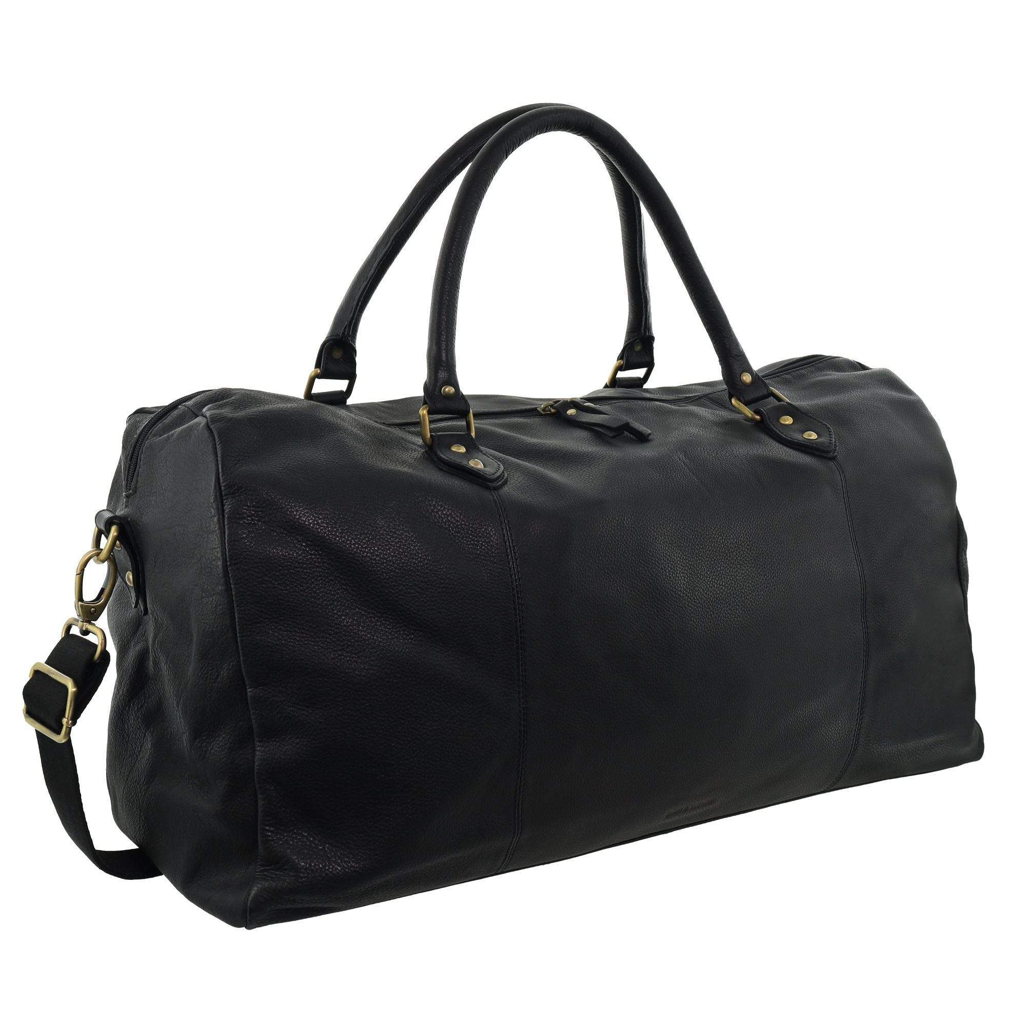 Pierre Cardin Smooth Leather Overnight Bag