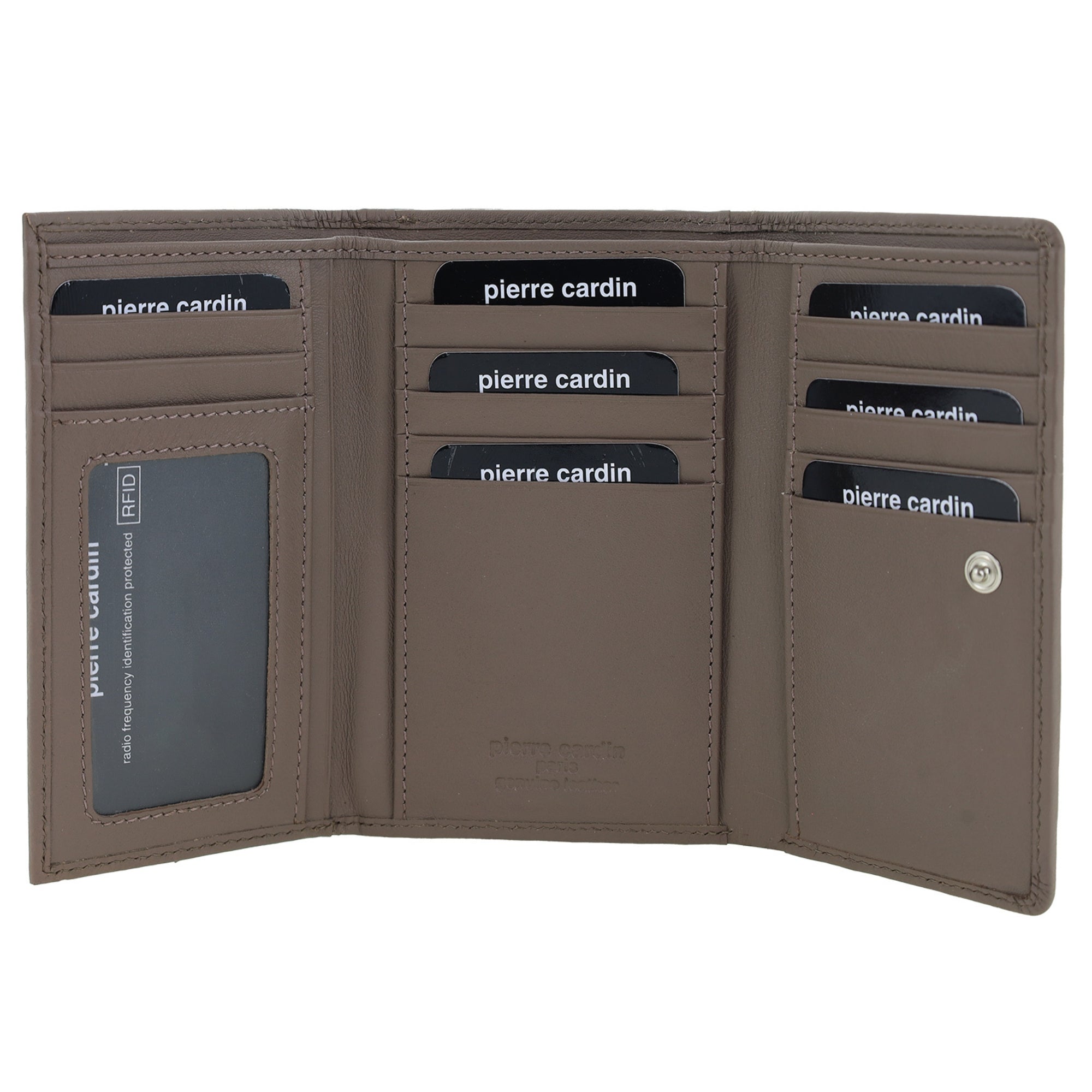 Pierre Cardin Leather Ladies Tri-Fold Wallet