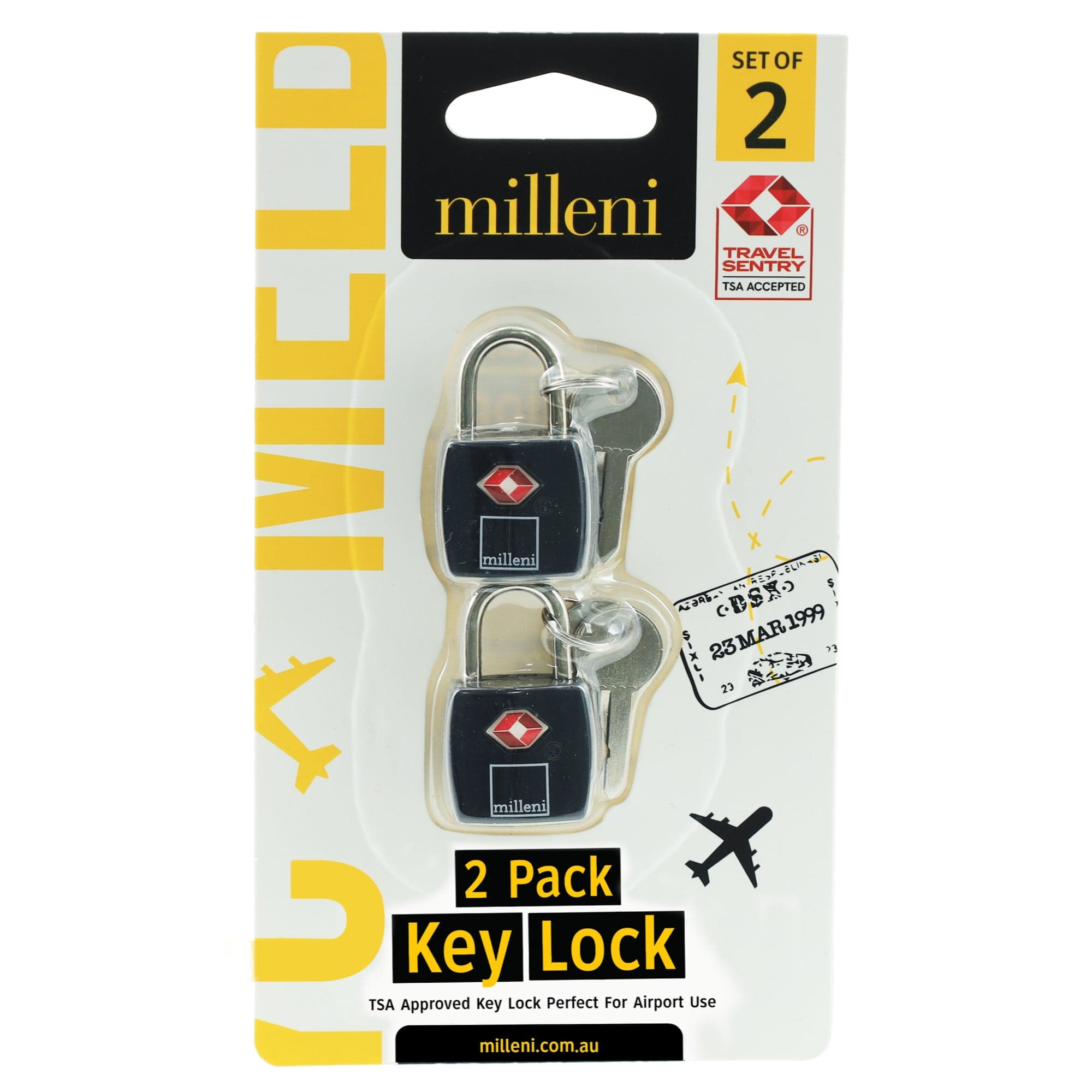 TSA Key Lock (2 PK)