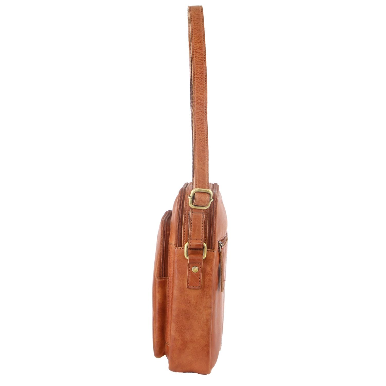 Pierre Cardin Leather Unisex Cross-Body Bag
