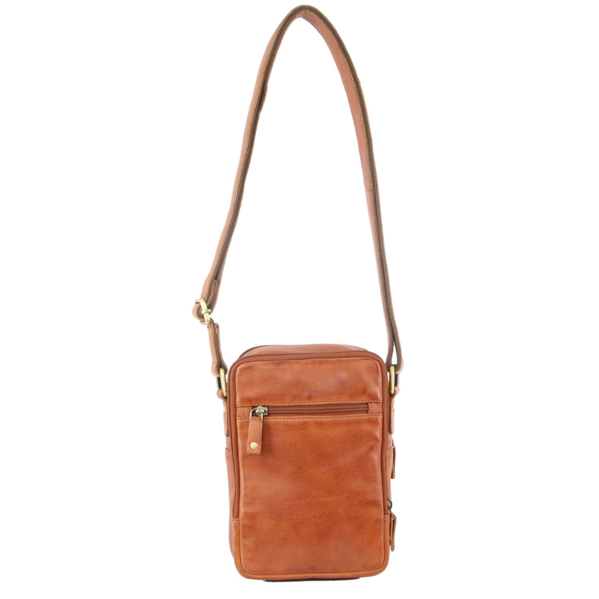 Pierre Cardin Rustic Leather Crossbody Bag