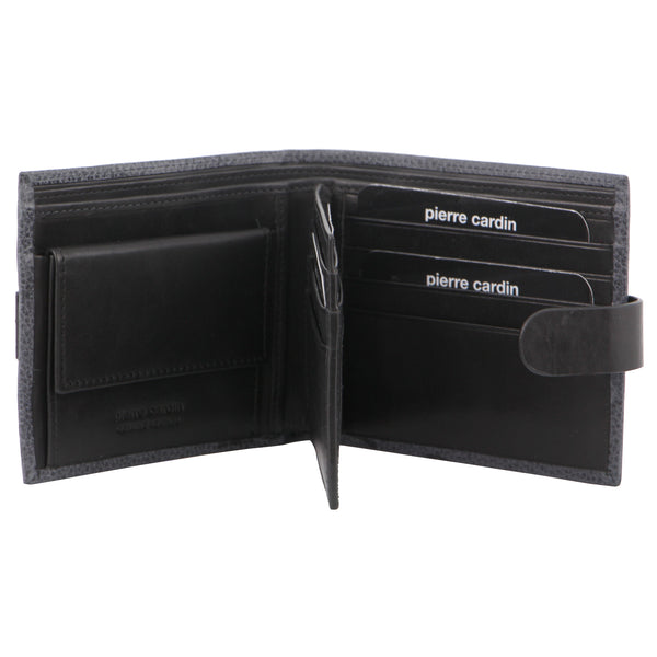 Pierre Cardin Men's Leather Tab Wallet